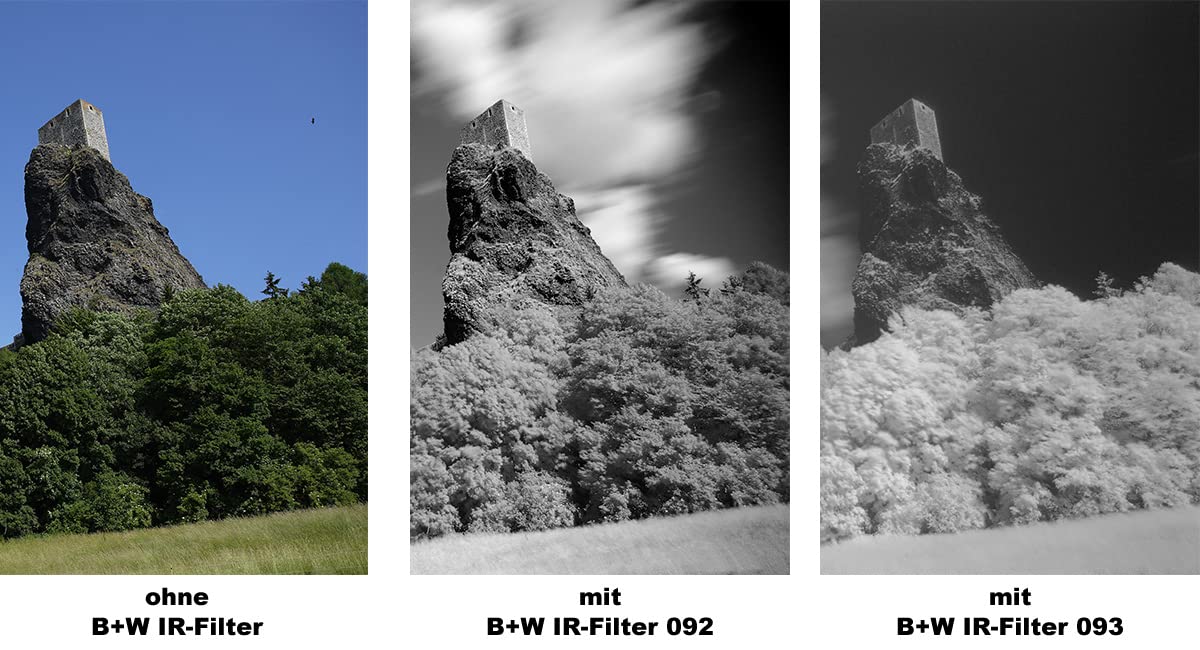 B+W 77Mm Basic Ir Black 093 Glass Filter