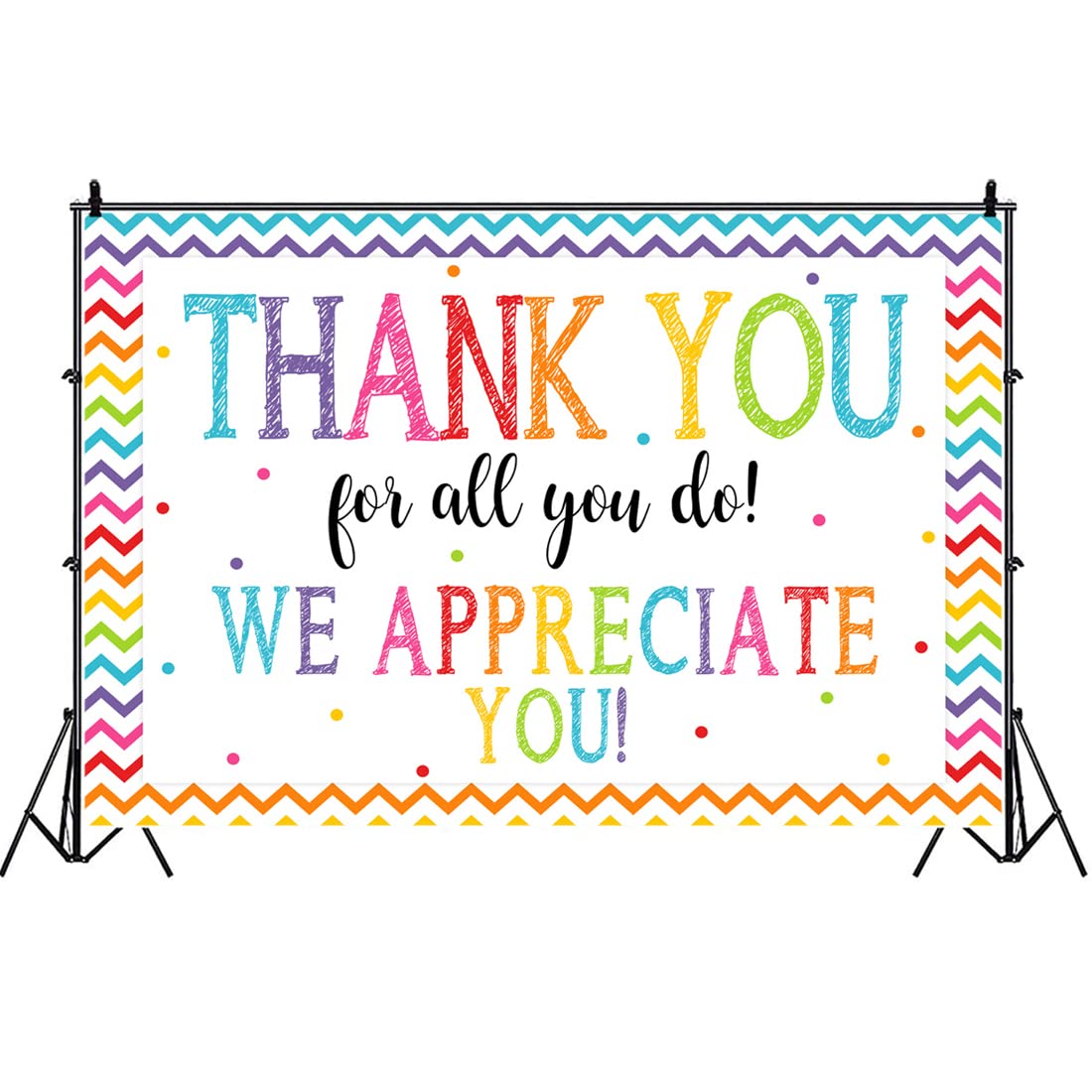 6X4Ft Thank You For All You Do Backdrop Congratulations Graduates Background Be Thankful To The Teacher Doctor Staff In Class Of