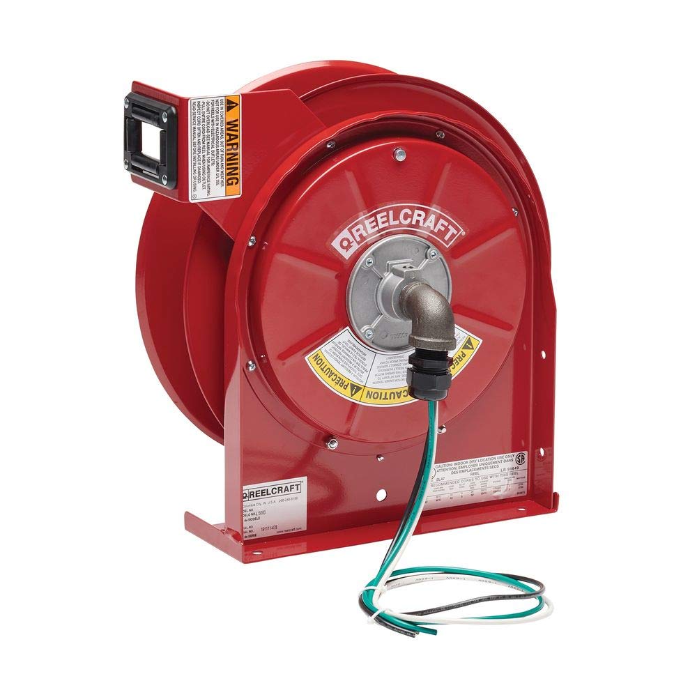 Reelcraft L-5000-10/3 x 35 ft. 35A, Electric Cord Reel without Cord