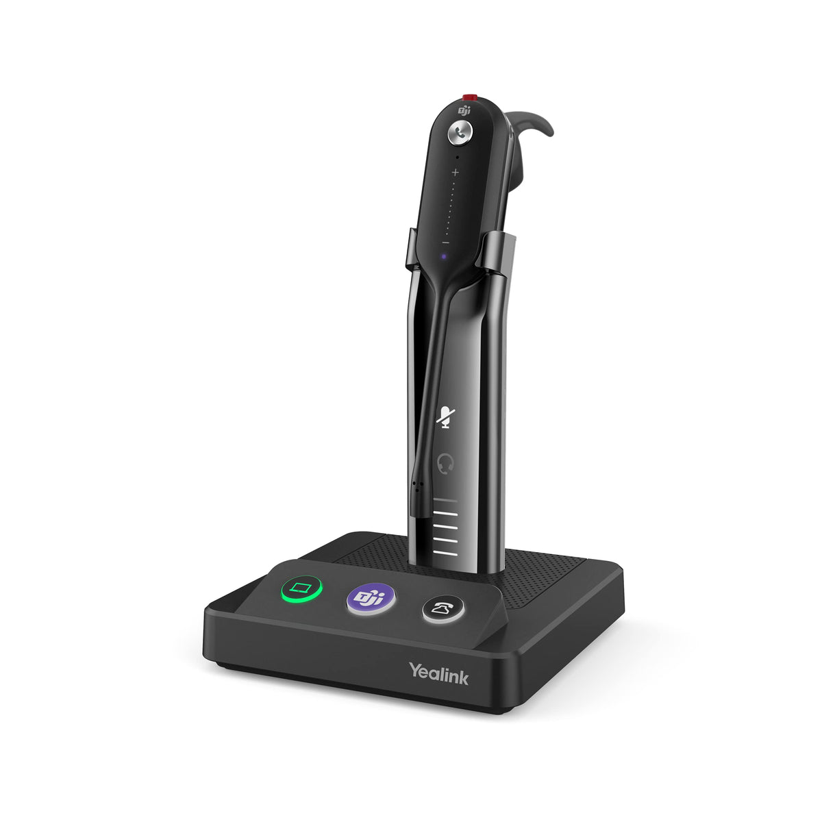 Yealink Wh63 Convertible Teams Wireless Noise Canceling Headset   Headset Connects And Works With Usb Enabled Desk Phones, Compu