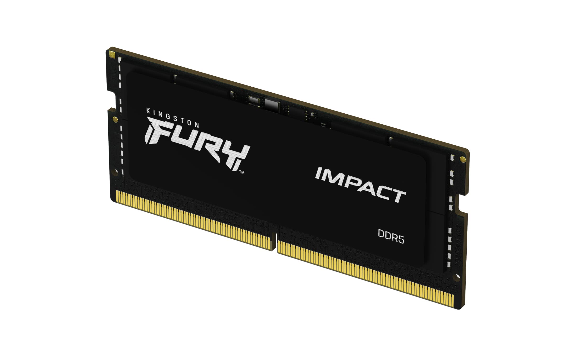 Kingston Technology Fury Impact 16Gb 4800Mt/S Ddr5 Cl38 Sodimm Xmp Ready Laptop Memory Single Module Kf548S38Ib-16,Black