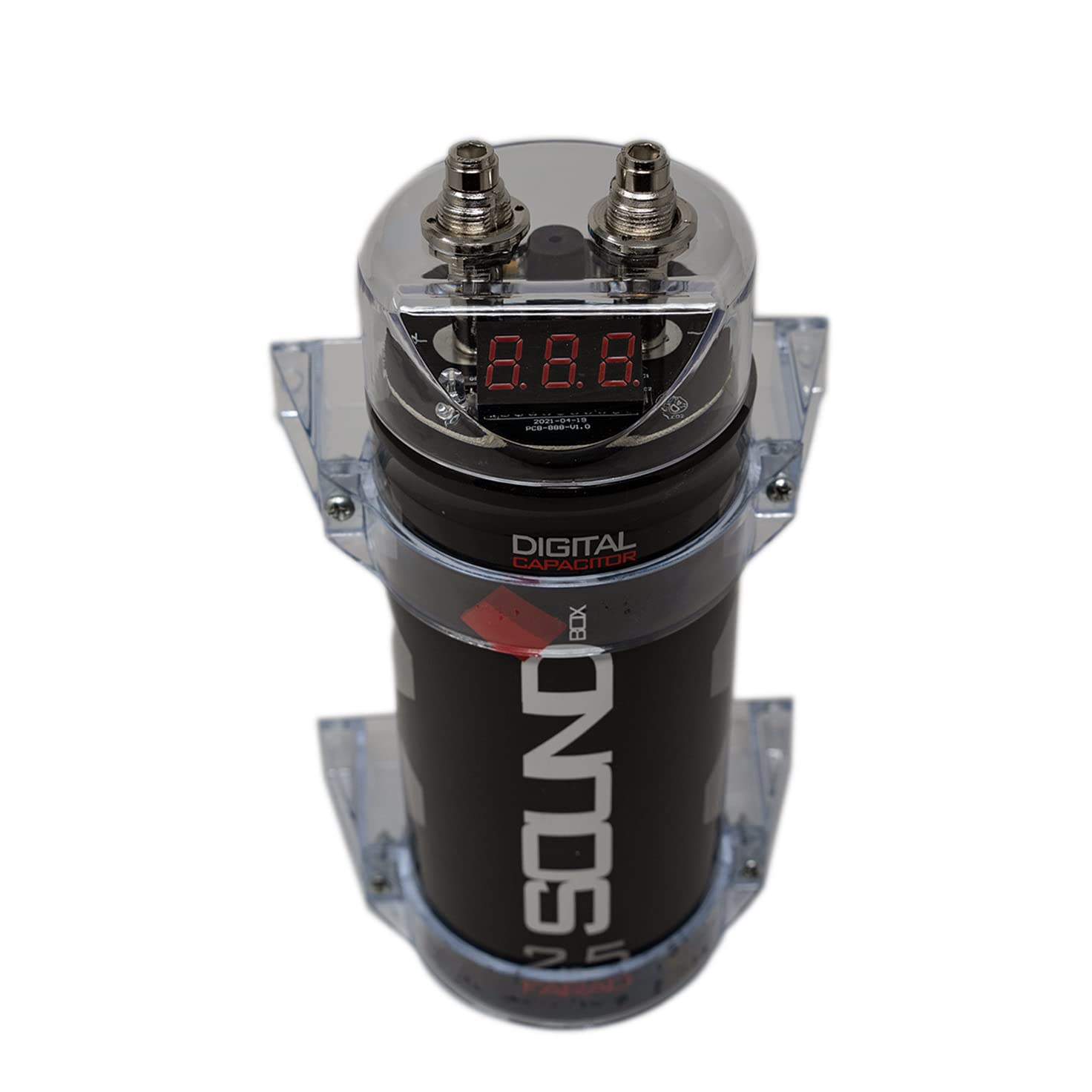 Soundbox Scap2D, 2.5 Farad Digital Capacitor For Car Audio   2500 Watts