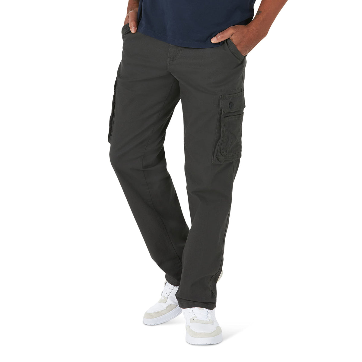 Lee Mens Wyoming Relaxed Fit Cargo Pant, Shadow, 36W X 34L