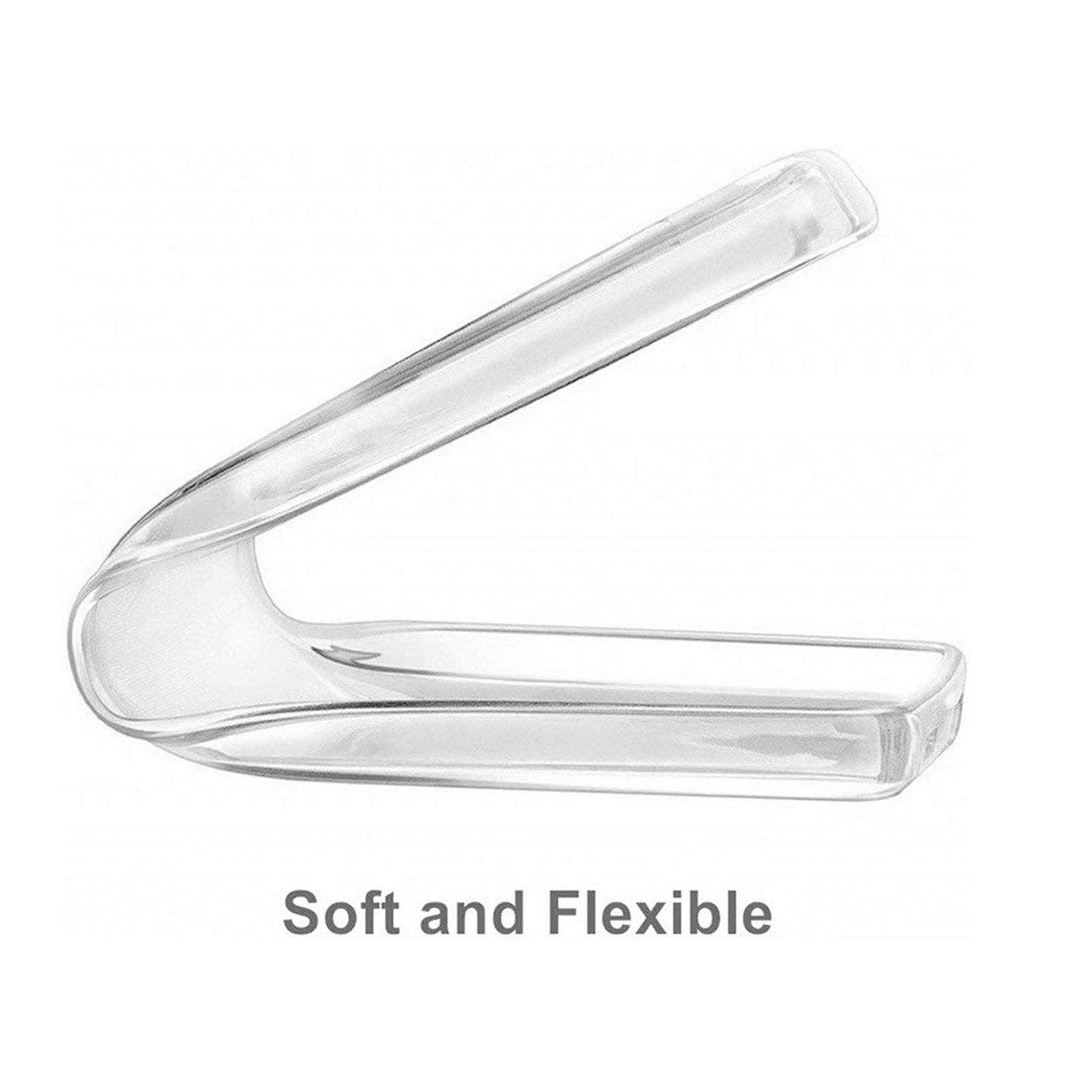 Aqgg For Ulefone Note 6 [6.10Inch] Case, Soft Silicone Bumper Shell Transparent Flexible Rubber Phone Protective Cases Tpu Cover