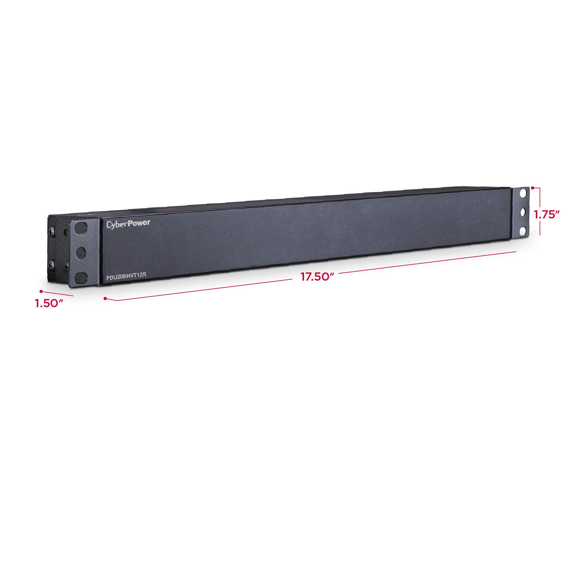 Cyberpower Pdu20Bhvt12R Basic Pdu, 208 230V/20A, 12 Outlets, 1U Rackmount