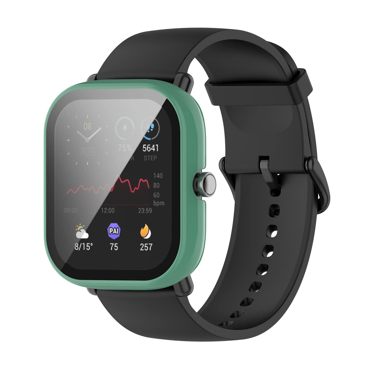 Compatible With Amazfit Gts 2 Mini Screen Protector Case, Hard Pc Ultra Thin Bumper Overall Shock Proof Scratch Resistant Protec