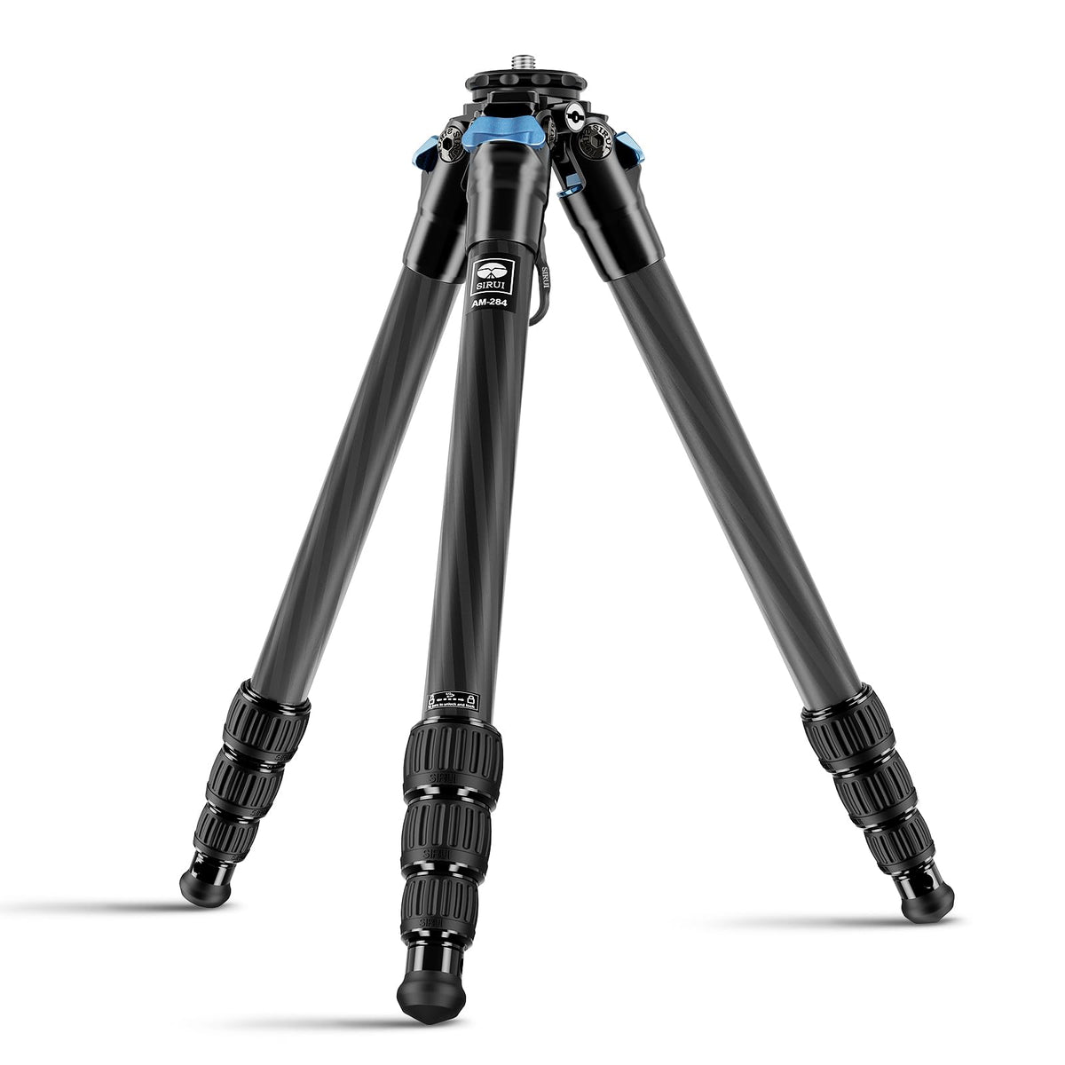 Sirui Am 284 Carbon Fiber Tripod For Travel, Professional Camera Tripod With 4 Section Legs, Twist Leg Locks, Detachable Metal S