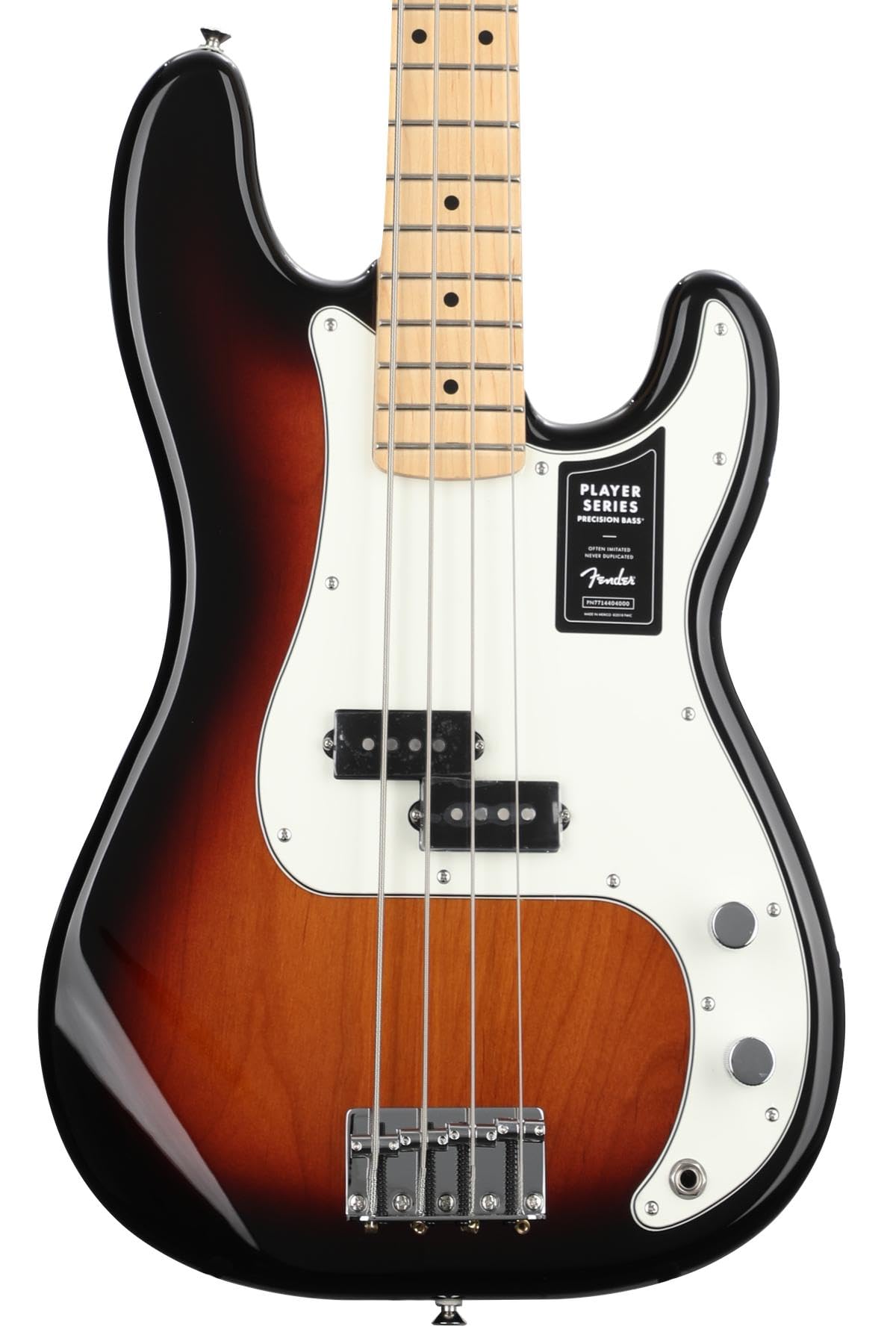 Fender Player Precision Electric Bass Guitar  Maple Fingerboard  3 Color Sunburst