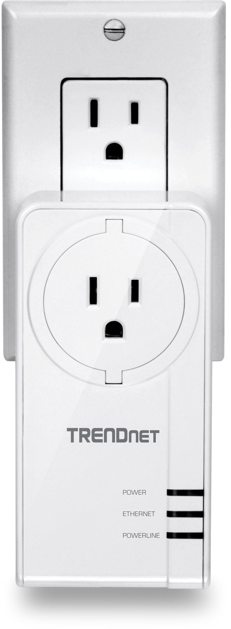 Trendnet Powerline 1300 Av2 Adapter With Built In Outlet Adapter Kit, Includes 2 X Tpl 423E Adapters, Ieee 1905.1 & Ieee 1901, G