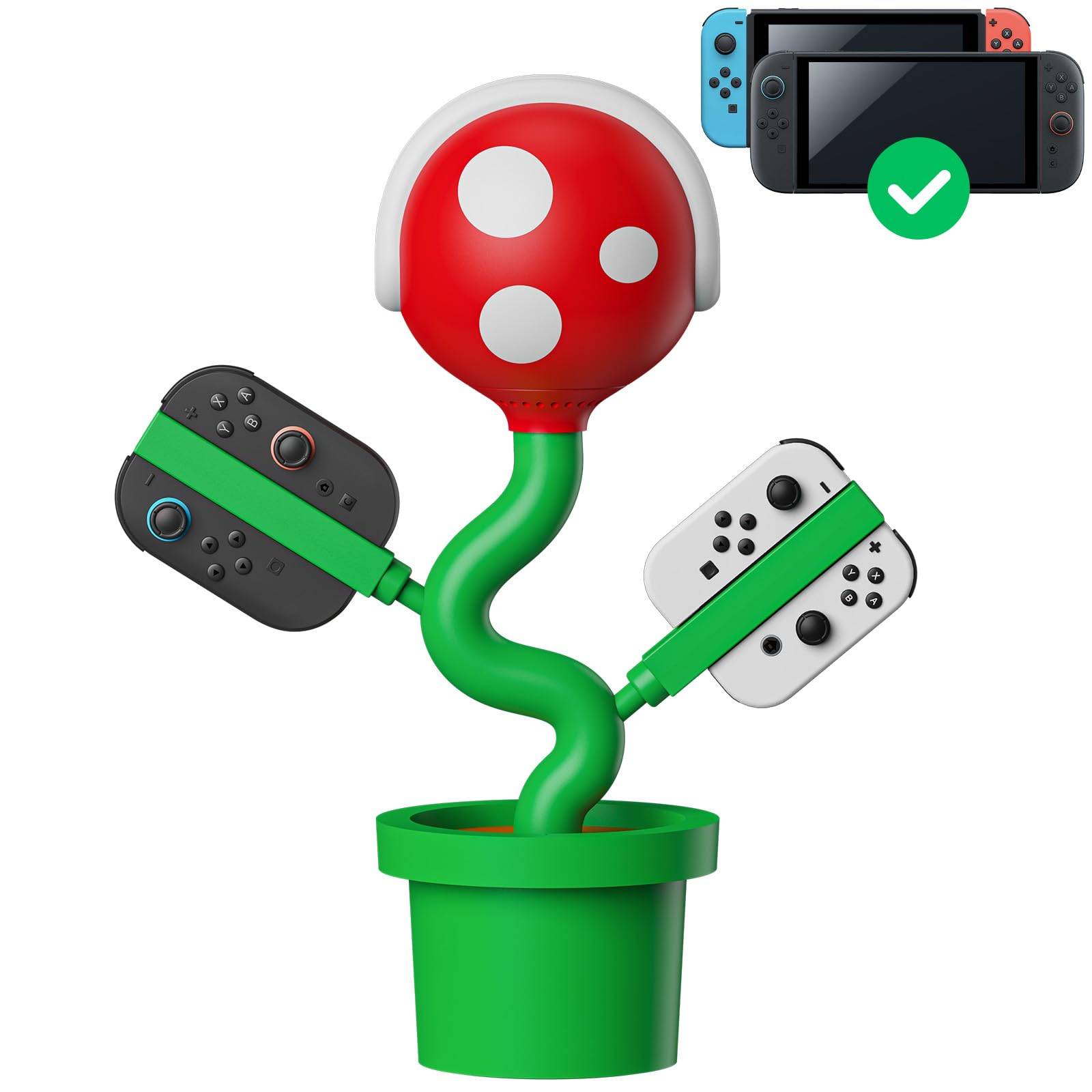 POWKONG Switch 2 TV Dock for Nintendo Switch2/1/OLED Docking Station with Cooling Fan, Chargering Dock for Switch 2/1 Joypads, P