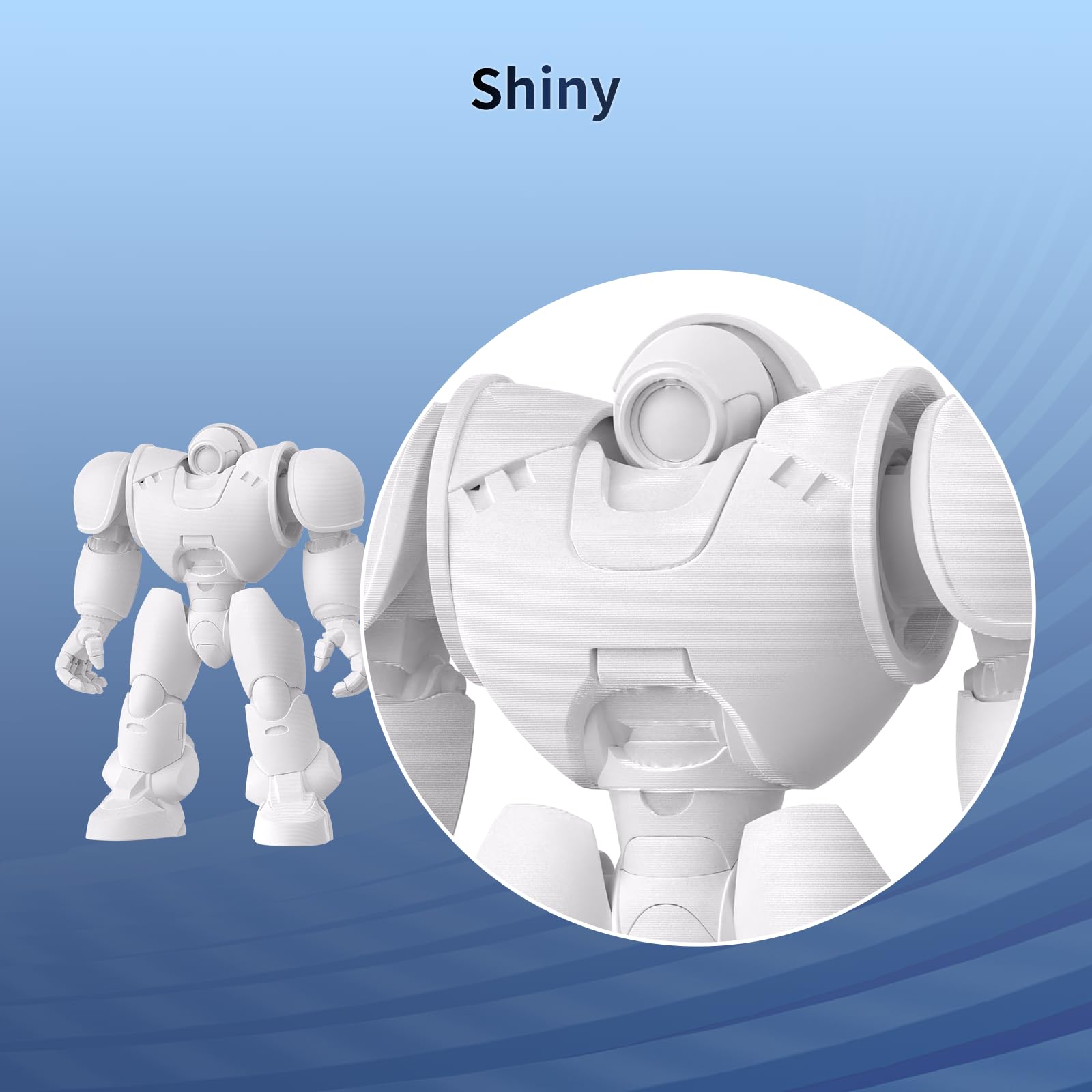 Anycubic Silk Filament, Clog Free Shiny 3D Printing Pla Filament 1.75Mm Dimensional Accuracy +/  0.03Mm, 1Kg Spool (2.2 Lbs), Si