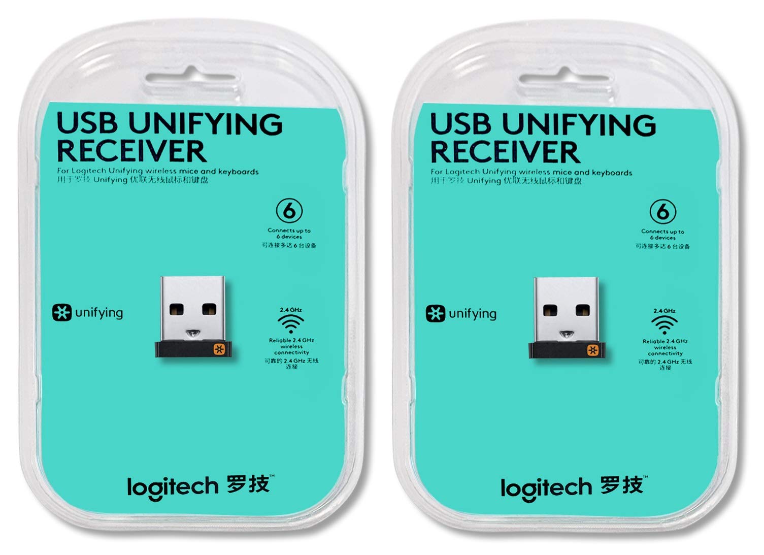 Logitech Usb Unifying Receiver   2 Pack For Personal Computer