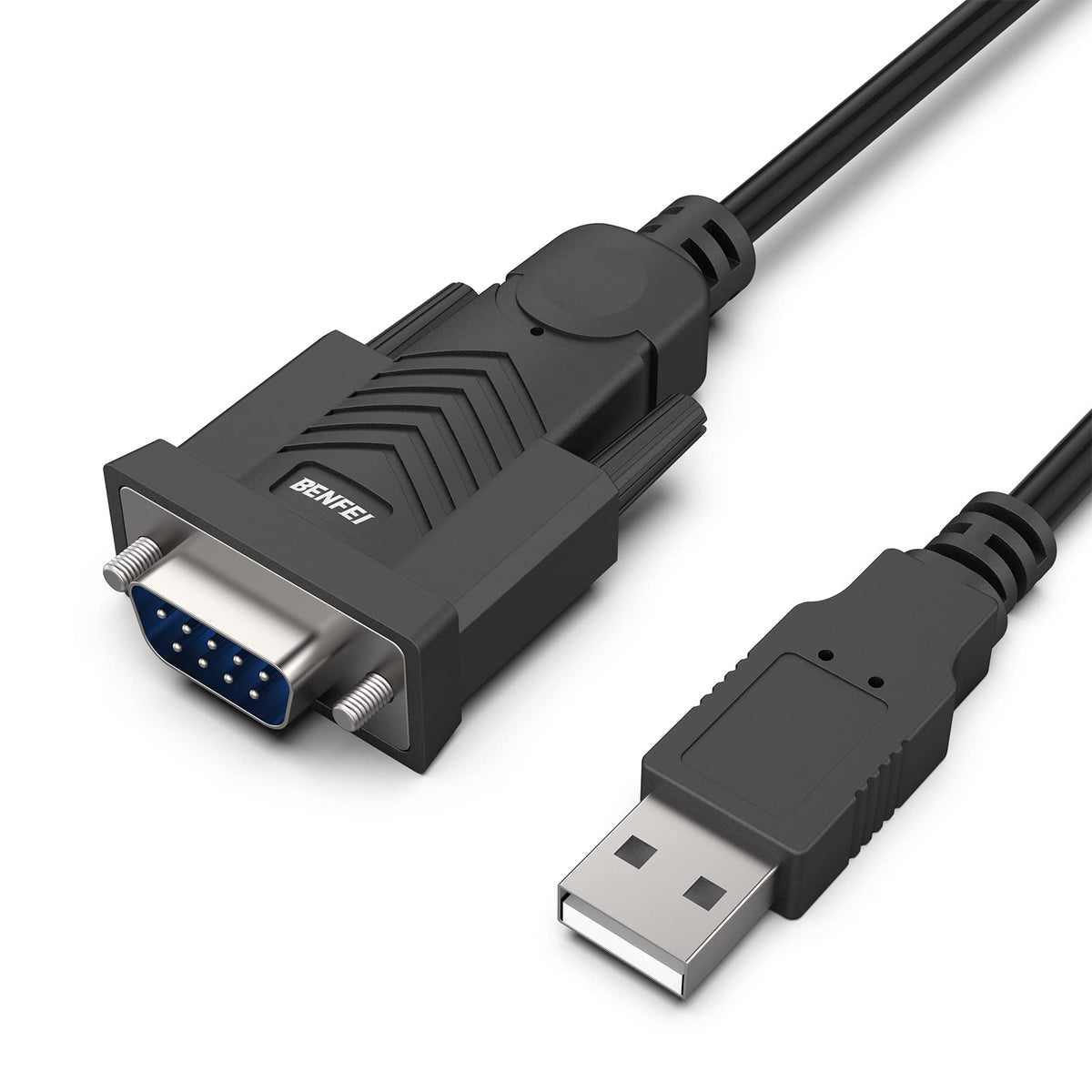 Benfei Usb To Serial Adapter, Usb To Rs 232 Male (9 Pin) Db9 Serial Cable, Prolific Chipset, Windows 11/10/8.1/8/7, Mac Os X 10.