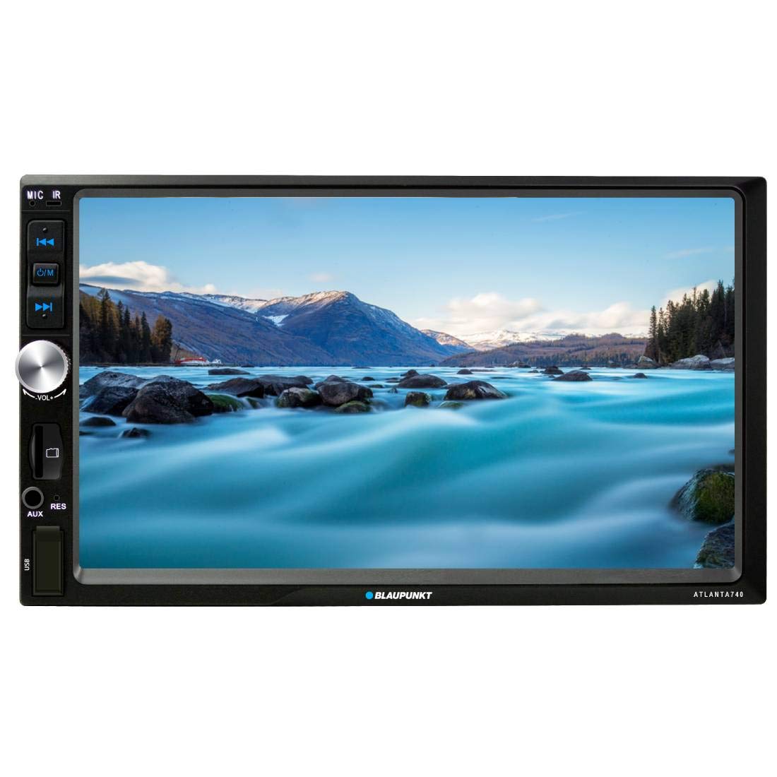 Blaupunkt Atlanta 740 2 DIN 7 Touchscreen LCD USB Bluetooth Car Stereo Digital Media Receiver