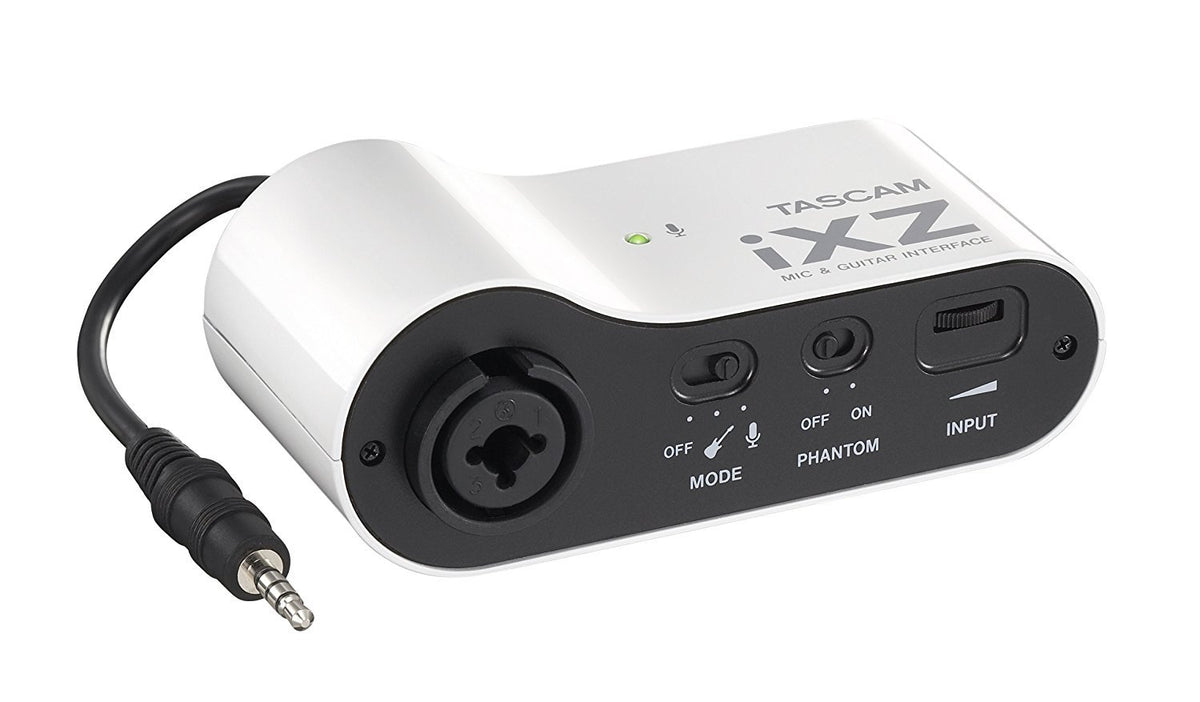 Tascam Ixz Mic &Amp; Instrument Interface For Ipad/Iphone/Ipod Touch