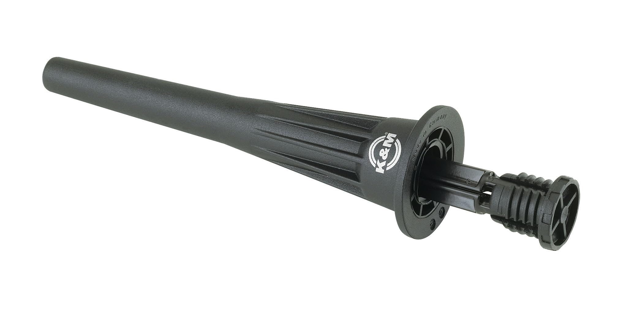 K&M K�nig & Meyer 18020.000.55 Oboe In Bell Stand | Stable 4 Leg Flute, Clarinet, Recorder, Wind Instrument Holder | Lightweight Portable Compact | Secure Level Base | German Made | Black