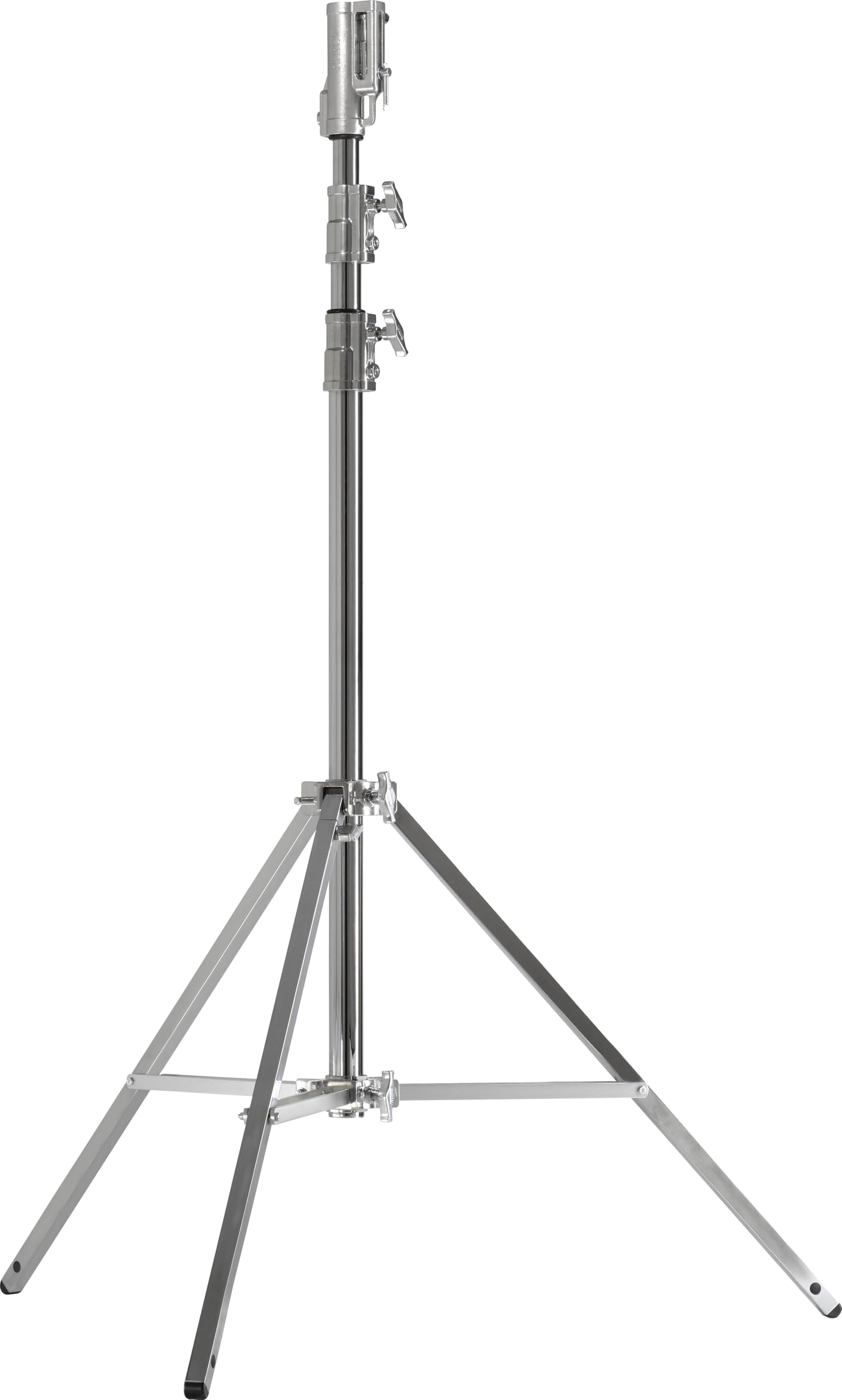 Kupo Master Cine Stand with Triple Function Universal Head, Heavy Duty Steel Construction, Leveling Leg for Uneven Terrain, 11.5
