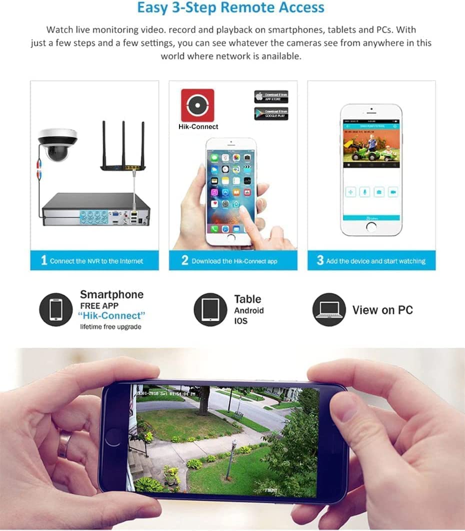 Ds 7608Ni Q2/8P H.265 8 Channel Poe 4K 8Mp Network Video Recorder Nvr, Plug & Play, International Original English Version, Compatible With Hik Connect, Hard Drive Not Included