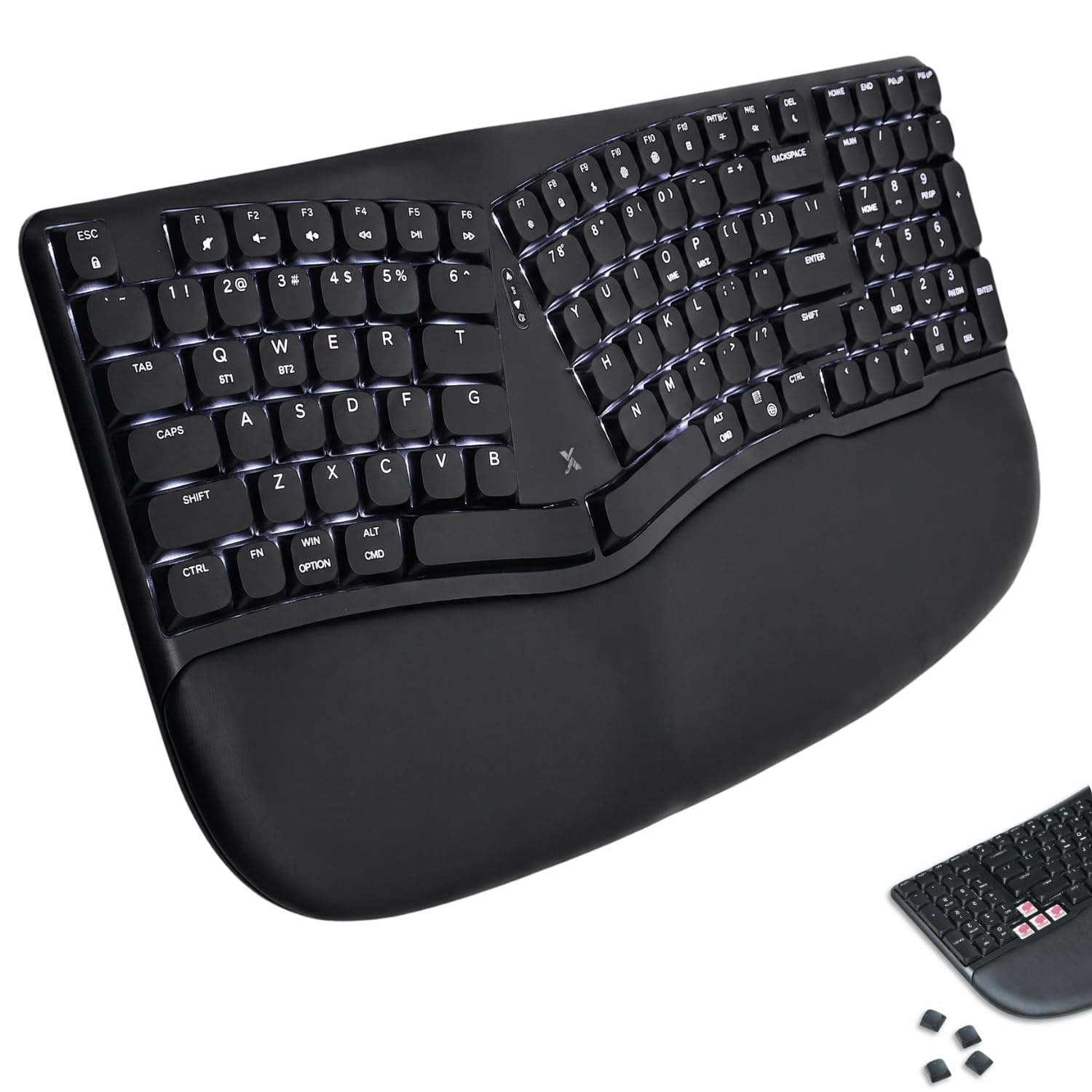 X9 Performance Wireless Mechanical Ergonomic Keyboard  (BT + 2.4G + Wired)  Wireless Mechanical Split Ergonomic Keyboard  Bui