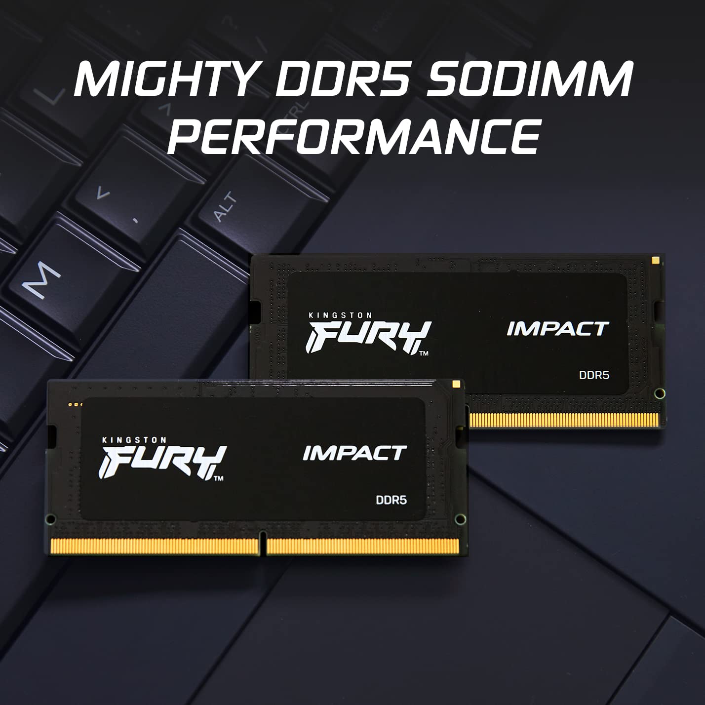Kingston Fury Impact 16Gb 6000Mt/S Cl38 Ddr5 Sodimm | Intel Xmp 3.0 | Plug N Play | Laptop Memory | Single Module | Kf560S38Ib 1