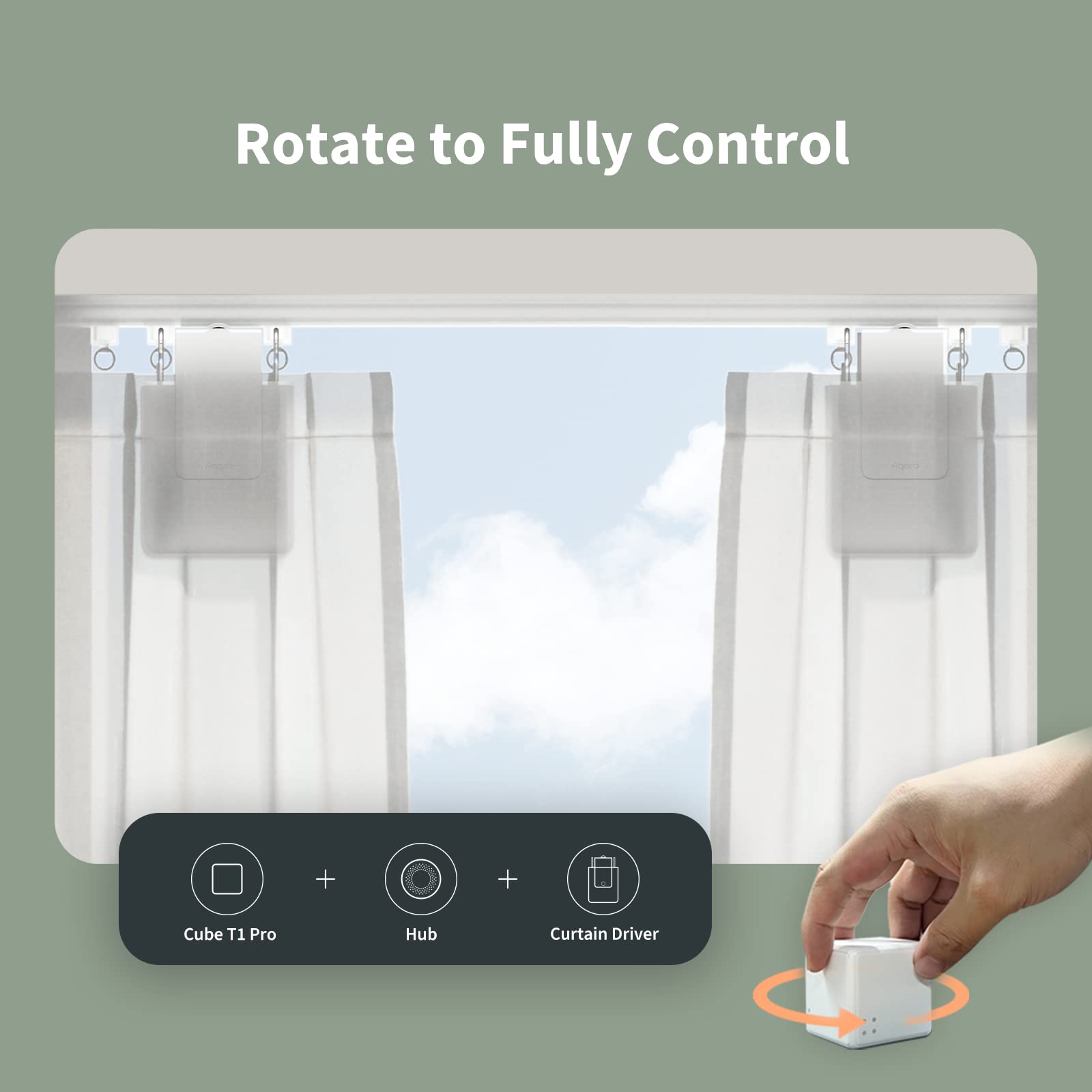 Aqara Cube T1 Pro, Requires Aqara Zigbee 3.0 Hub, 6 Sides To Control Different Scenes And Diverse Actions To Control Smart Home