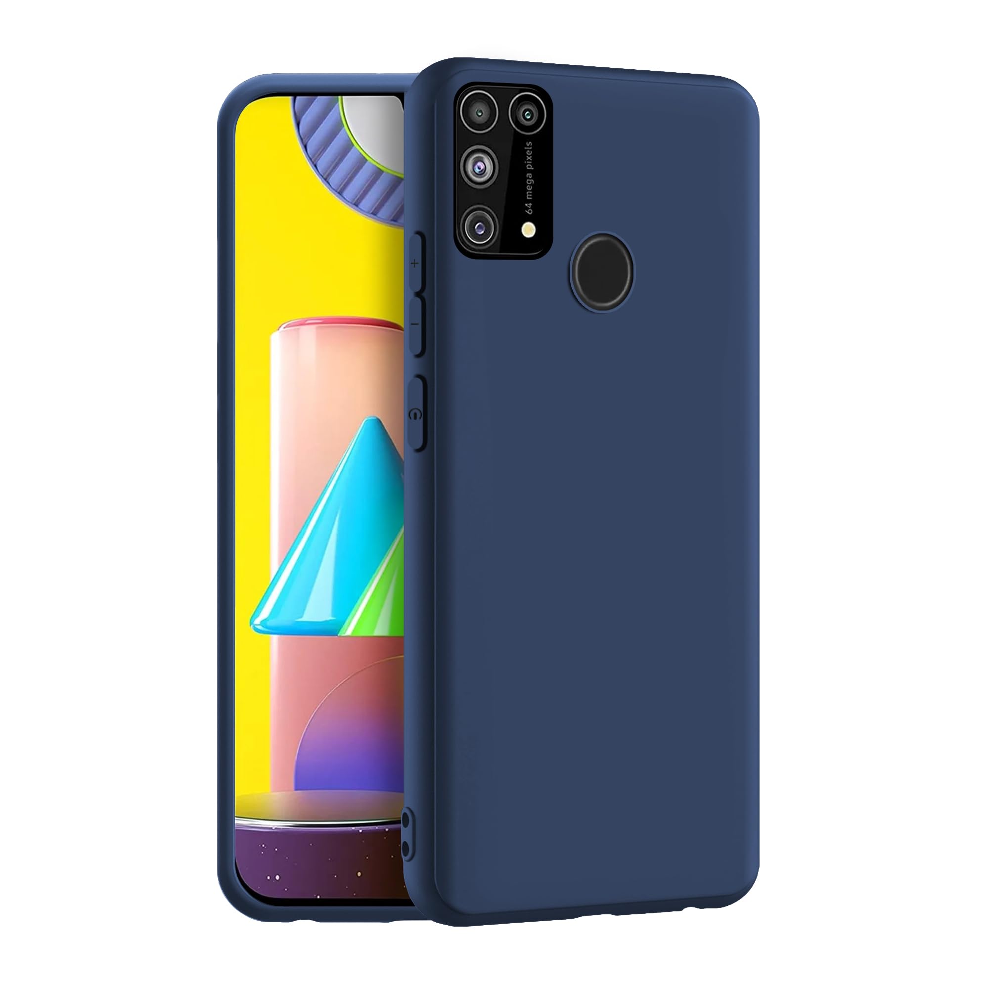 CEDO Samsung Galaxy M31 / F41 / M31 Prime Back Cover | Camera Bump Protection & Ultra Slim | Matte Soft Silicon Shock Proof Rubb