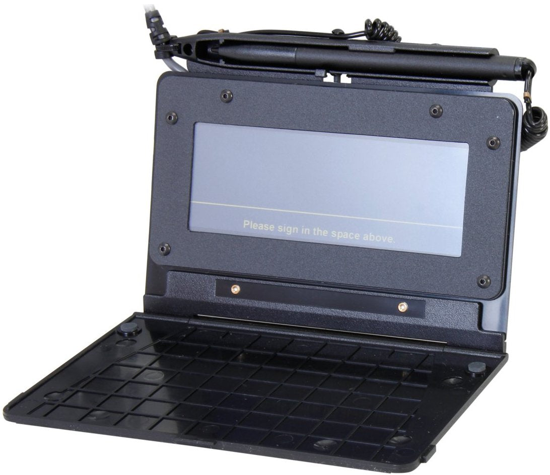 Topaz Reader Topaz Systems Siglite Slim 1x5 HID-USB Signature Terminal Black ...
