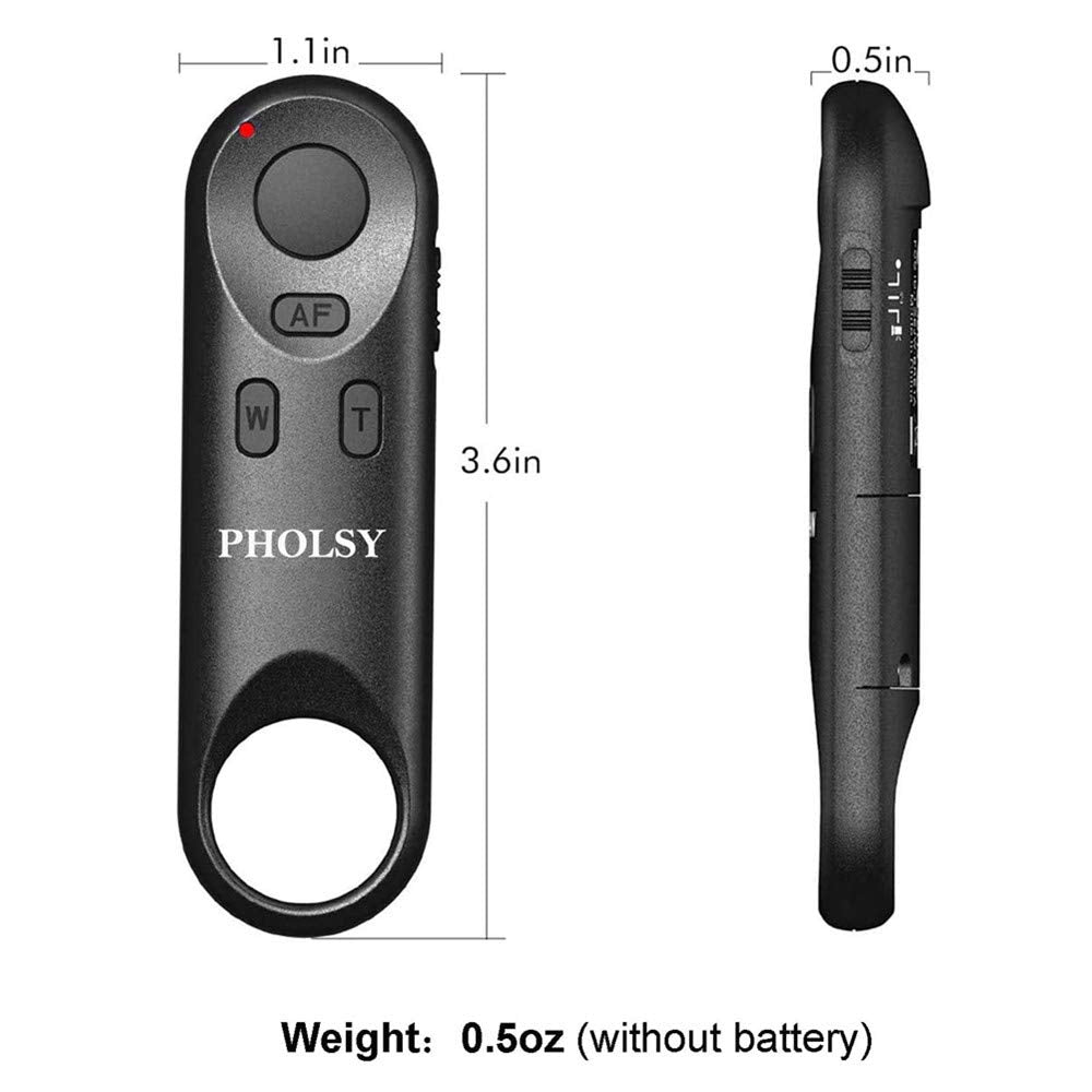 Pholsy Wireless Remote Control Camera Remote Shutter Compatible With Canon Br-E1 R100, R7, R10, R8, 90D, 850D, R5, R6, 200D, 200