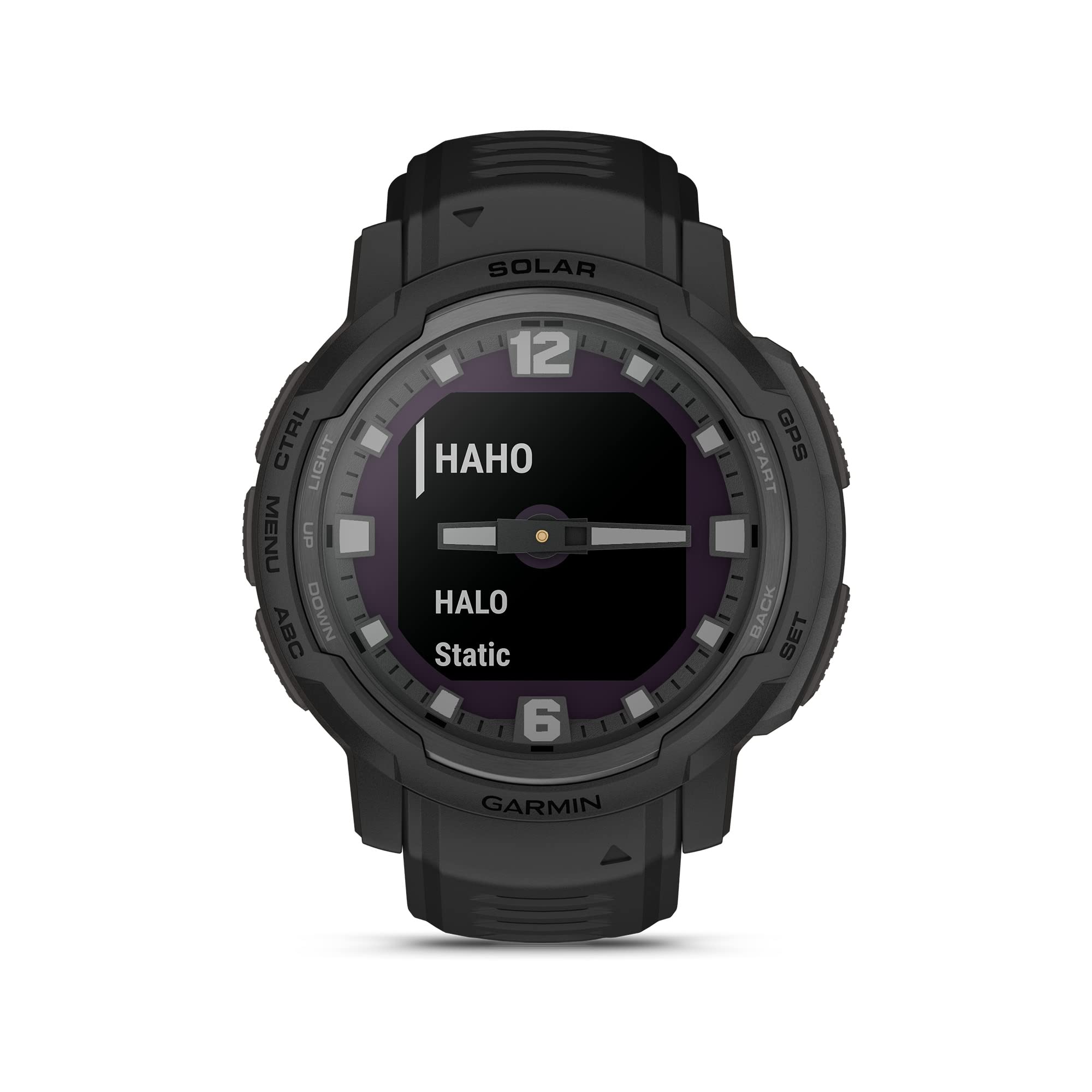 Garmin Instinct Crossover Solar   Tactical Edition, Rugged Hybrid Smartwatch With Solar Charging Capabilities, Tactical Specific