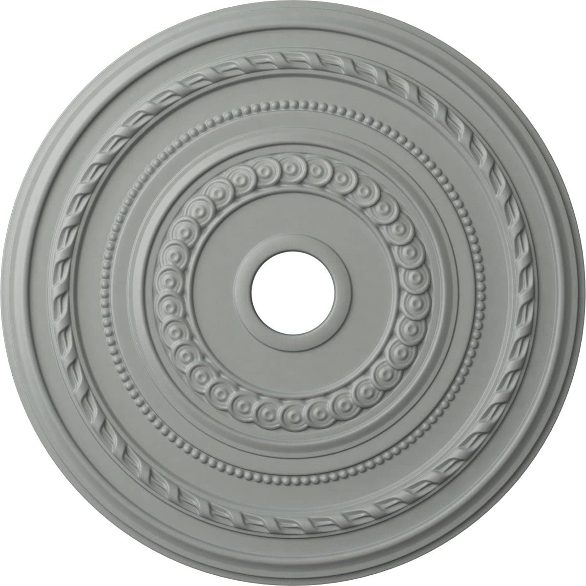 Ekena Millwork Cm25Cobmc Cole Ceiling Medallion, 25 3/8''Od X 3 3/8''Id X 1 3/8''P, Hand Painted Burnished Mahogany Crackle