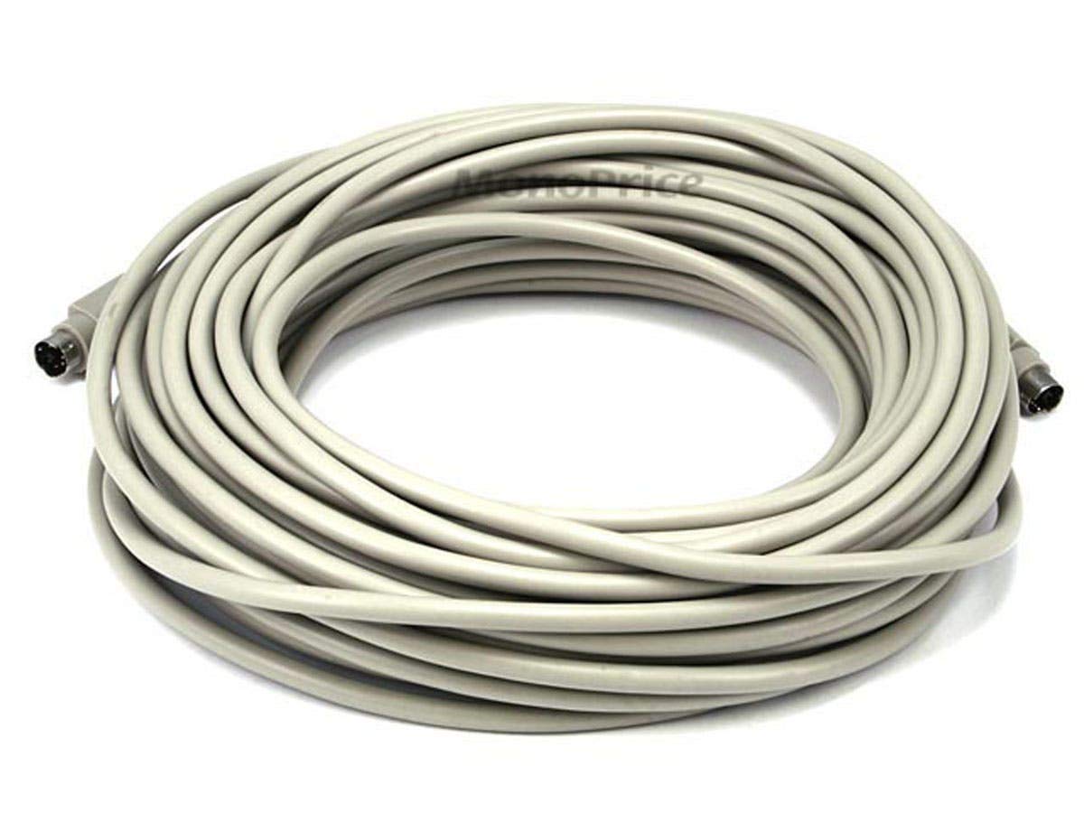 Monoprice Ps/2 Cable   50 Feet   Mdin 6 Male To Male