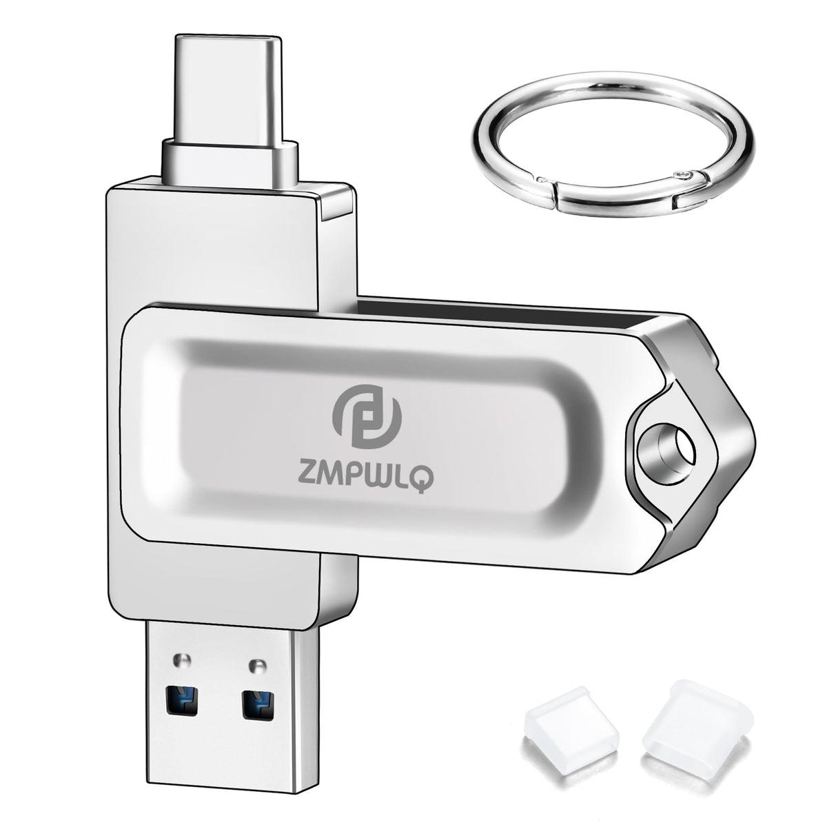 Photo Stick 512Gb For Iphone 15 | Flash Drive Usb C Memory Stick Iphone Usb Storage For Iphone 15, Ipad, Android, Pc | Photo, Video, Contacts Backup | External Storage Thumb Drive