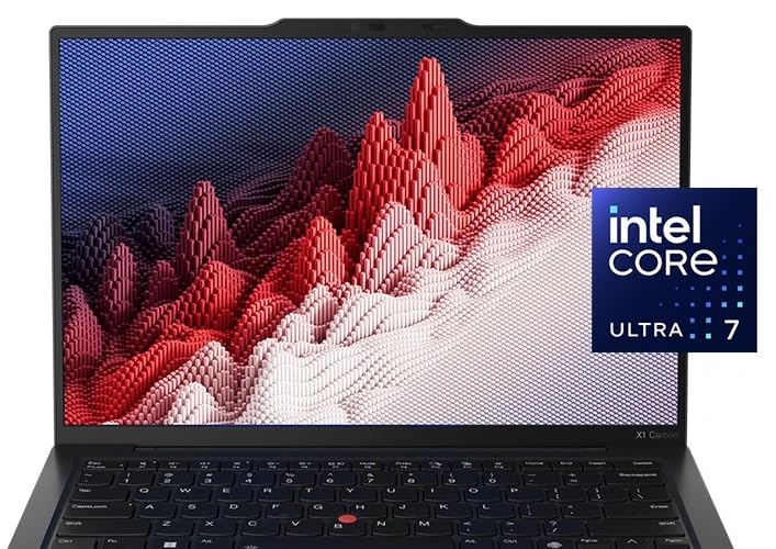 Lenovo ThinkPad X1 Carbon Gen 12, Intel Ultra 7 155U || 32GB LPDDR5 RAM || 1TB M.2 2280 SSD || 14 WUXGA (1920x1200) IPS 400nits 