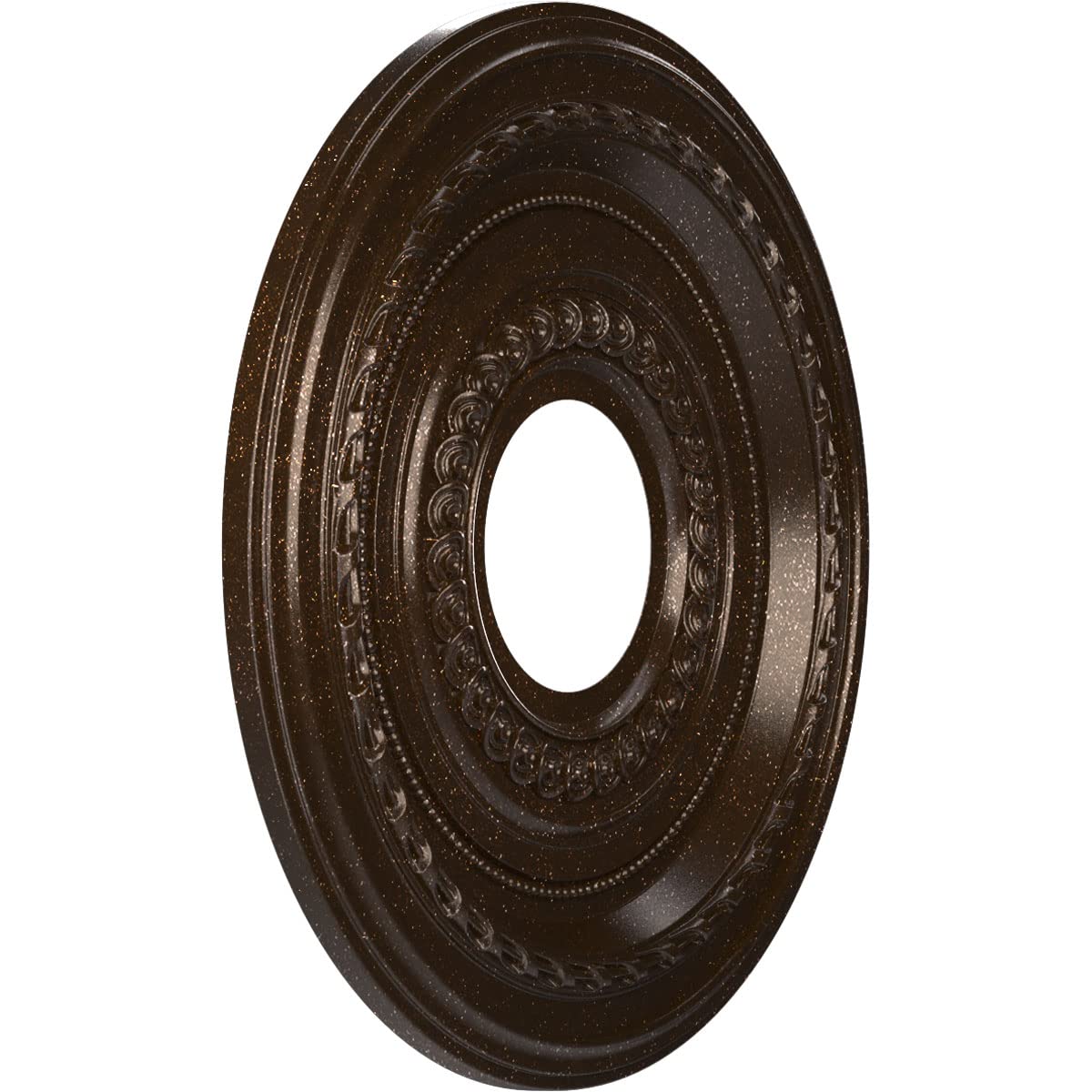 Ekena Millwork Cmp13Coamb Cole Thermoformed Pvc Ceiling Medallion (Fits Canopies Up To 4 1/4''), 13''Od X 3 1/2''Id X 3/4''P, Te