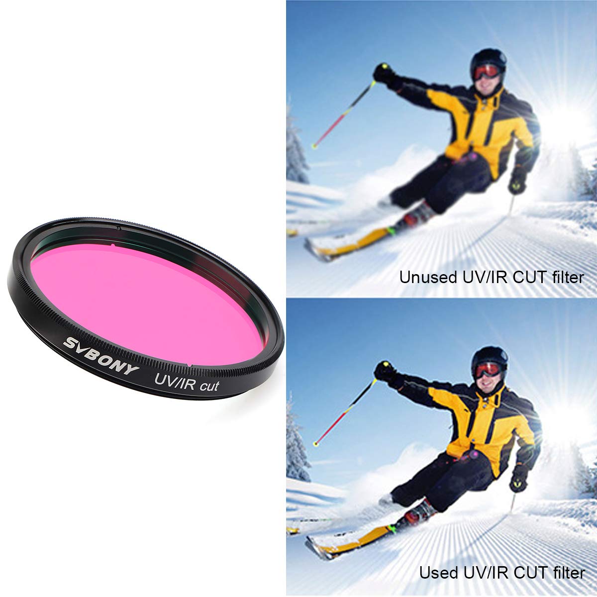 Svbony Telescope Filter Uv Ir Cut Block Filter Infra Red Filter Ccd Camera For Astrophotography Telescope Uv Filter 2 Inch Threa