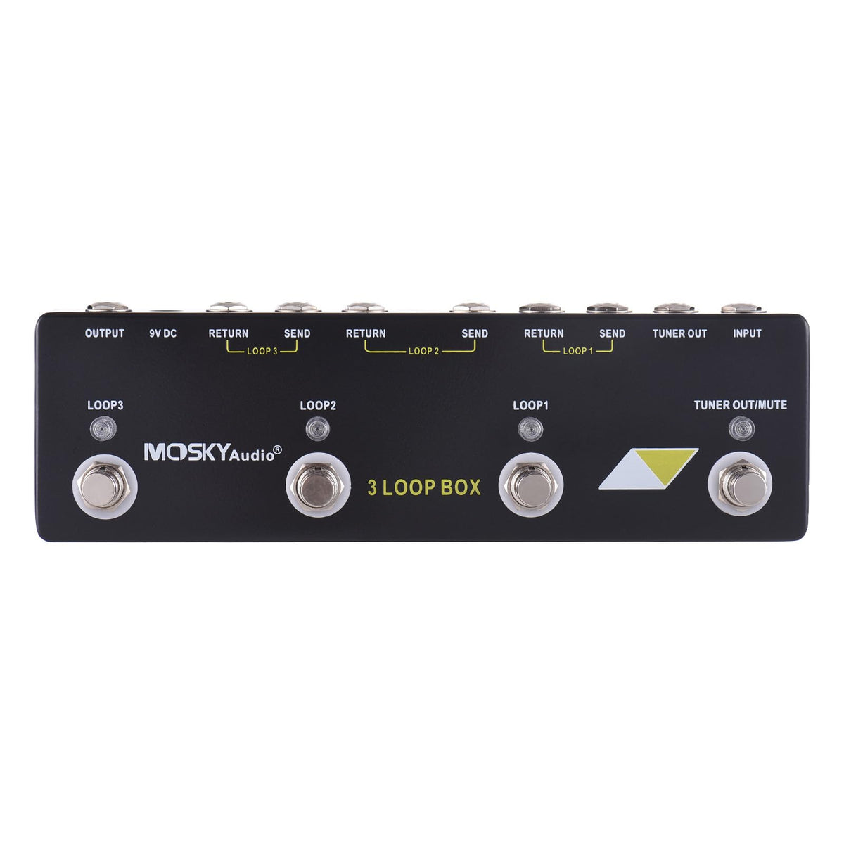 Btuty 3 Loop Box Guitar Effect Pedal with Channel Selection True Bypas ...