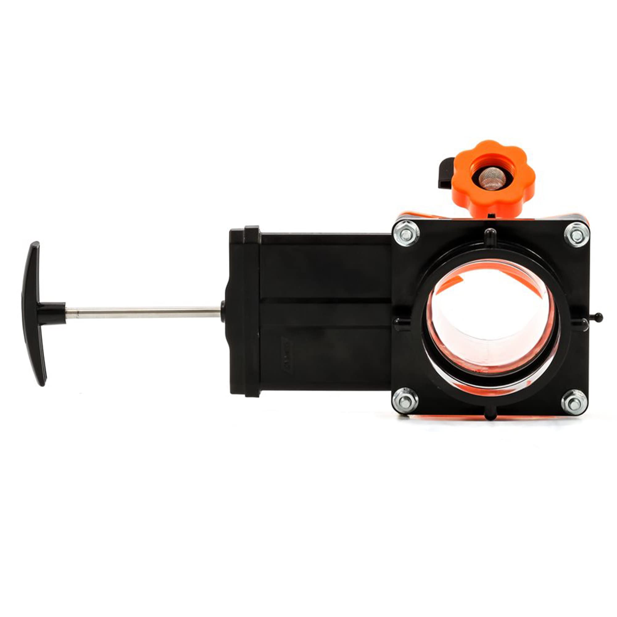 Camco Rhino Blaster Pro Clear Elbow Trailer Rv Holding Tank Rinser W/Gate Valve, Vacuum Breaker, & 4-Prong Bayonet Swivel Fittin,WBAUVB00T36LJF2