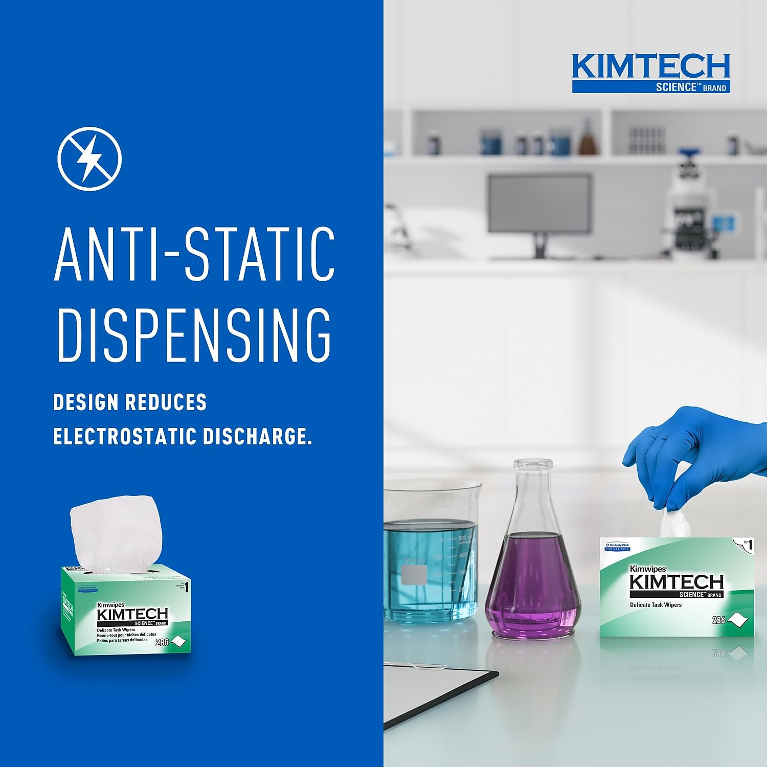Professional Kimtech Science Kimwipes, 280/Box [Set Of 3]