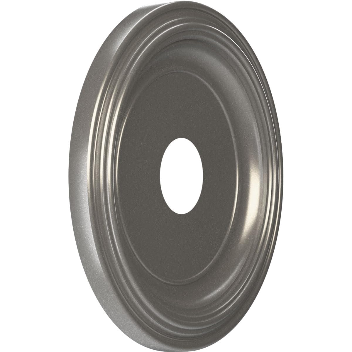 Ekena Millwork 16Od X 3 1/2Id X 1 3/8P Traditional Thermoformed Pvc Ceiling Medallion (Fits Canopies Up To 9 1/2), Aged Dark Ste