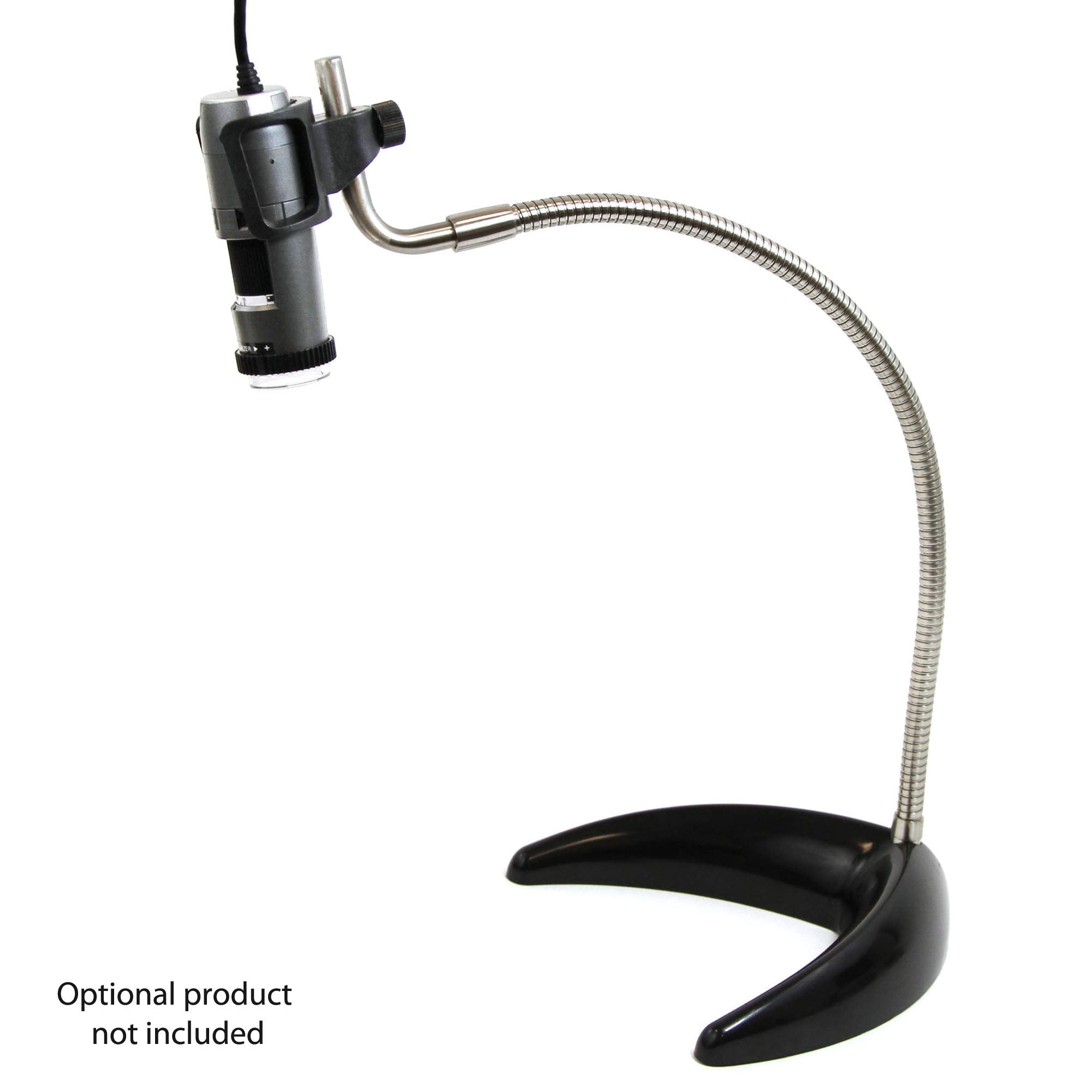 Dunwell Tech, Inc MS22B Flex arm Desktop Stand (Black)   Designed for Dino Lite