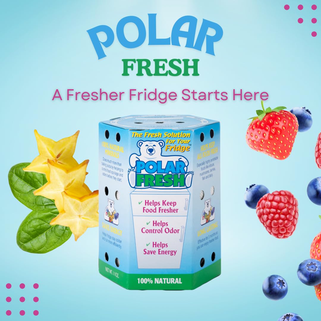 Polar Fresh   Refrigerator Odor And Moisture Absorber   Deodorizer   Ethylene Gas Absorber   Produce Preserver   Two Way Humidit