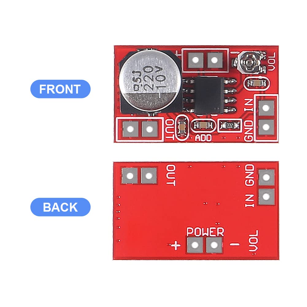 Dweii Dc 5V 12V Micro Electret Amplifier Mic Condenser Mini Microphone Amplifier Board 3Pcs