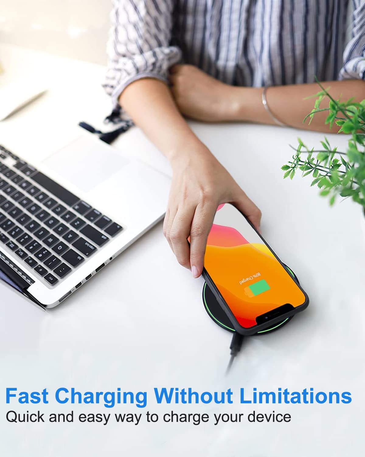 Wireless Charger For Samsung Galaxy S22S22+S21S21+S20S20+S10S10+S9S9+S8S8+S7S6Note 20Note 20 Ultranote 1010+, Fast Charging Pad