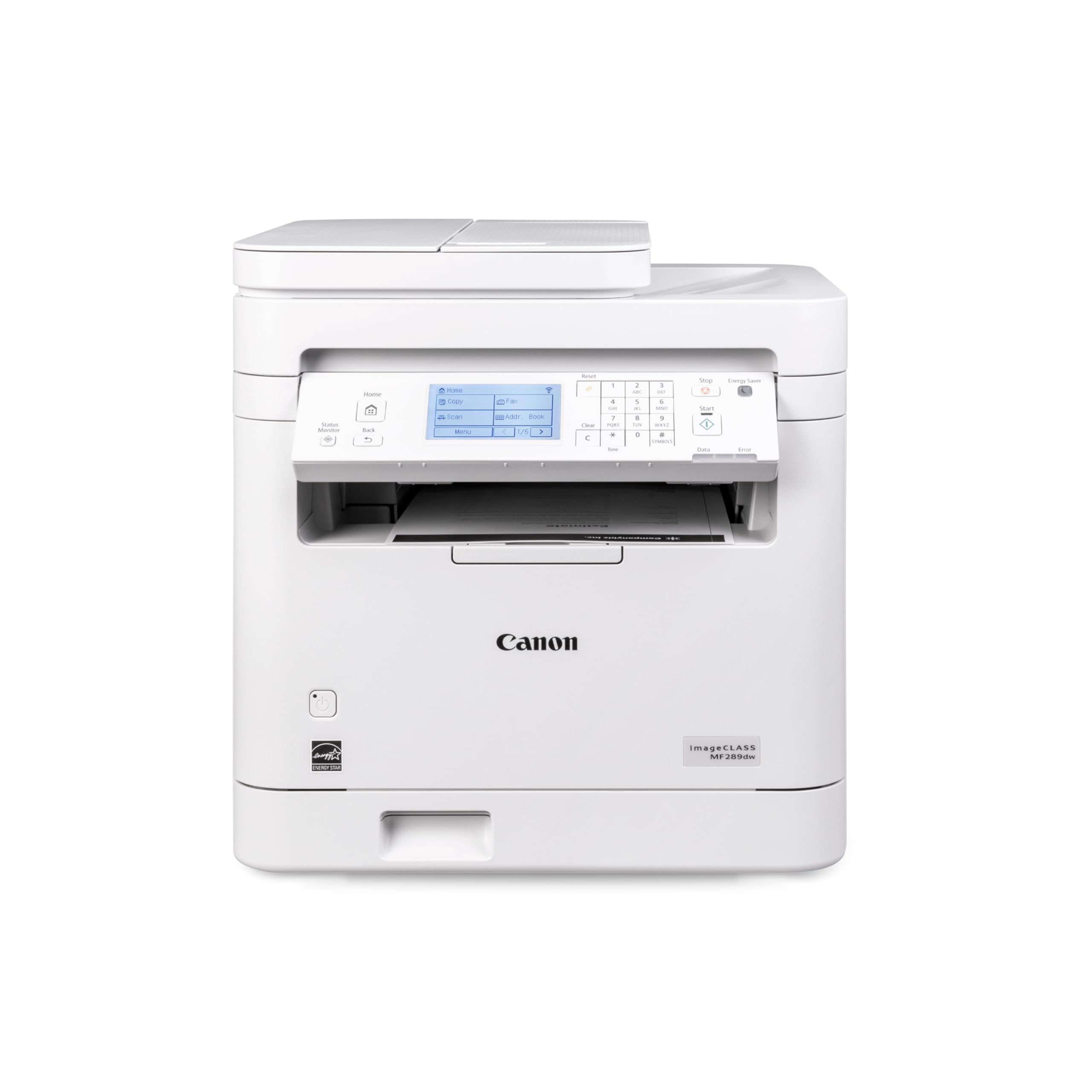 Canon imageCLASS MF289dw - Monochrome, Duplex, Wireless Laser Printer, All-in-One Print, Copy, Scan, Fax, Auto Document Feeder, 