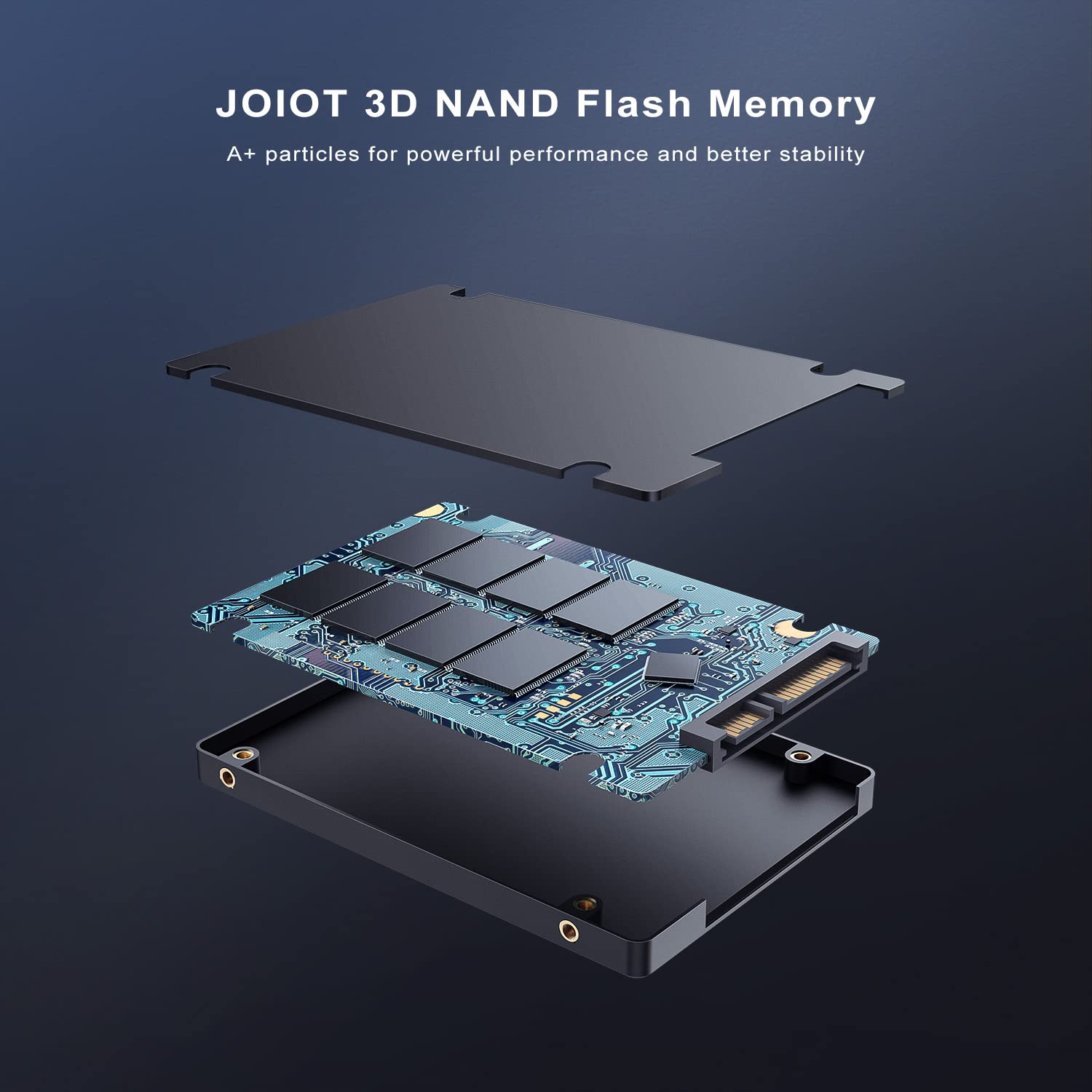 Joiot 512Gb Ssd Internal Solid State Hard Drive, 3D Nand 2.5Inch Sata Iii 6Gb Internal Ssd, Up To 550Mb/S, Upgraded Performance