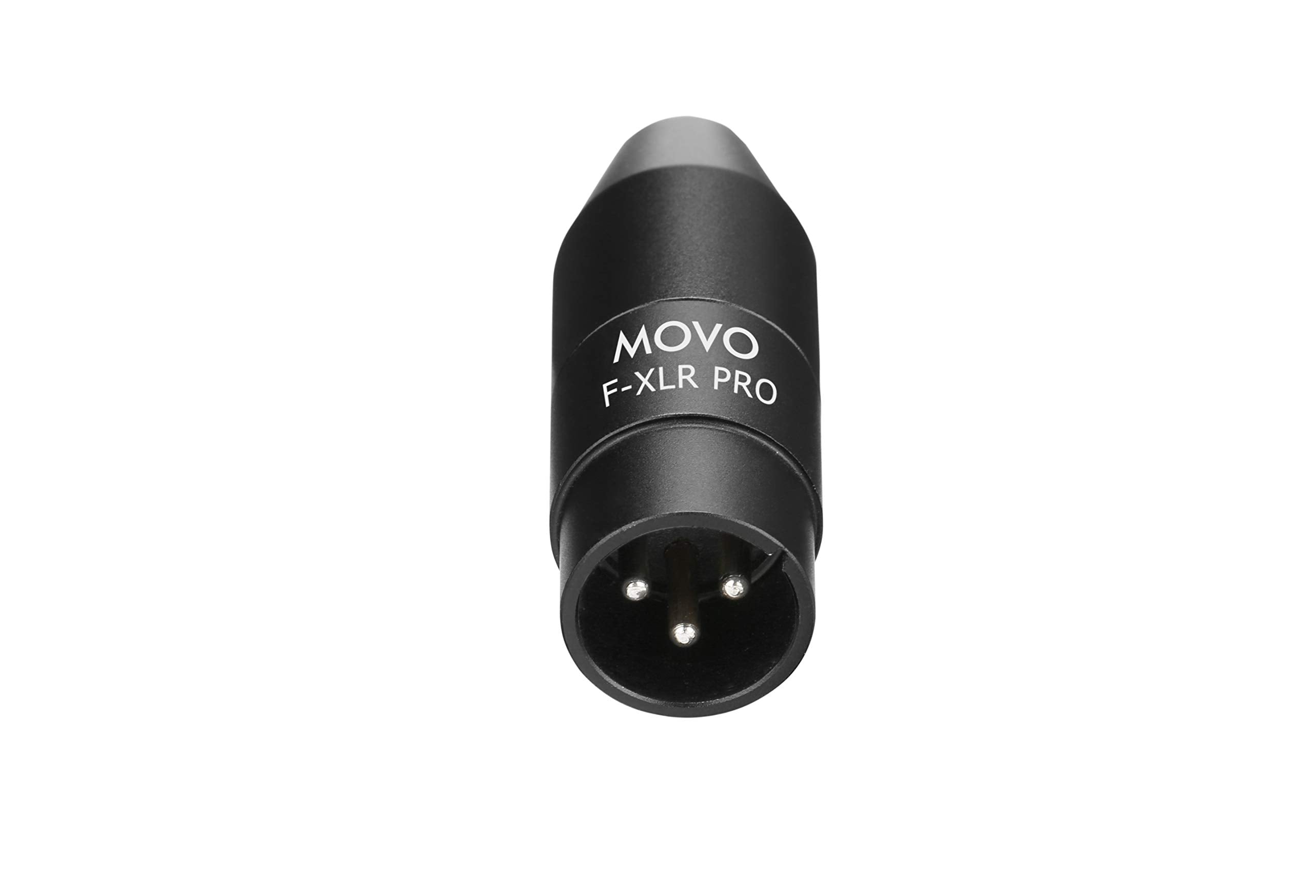 Movo Fxlr-Pro 3.5Mm (Trs) Mini-Jack Female Microphone Adapter To 3-Pin Xlr Male Connector With Integrated Phantom Power Converte