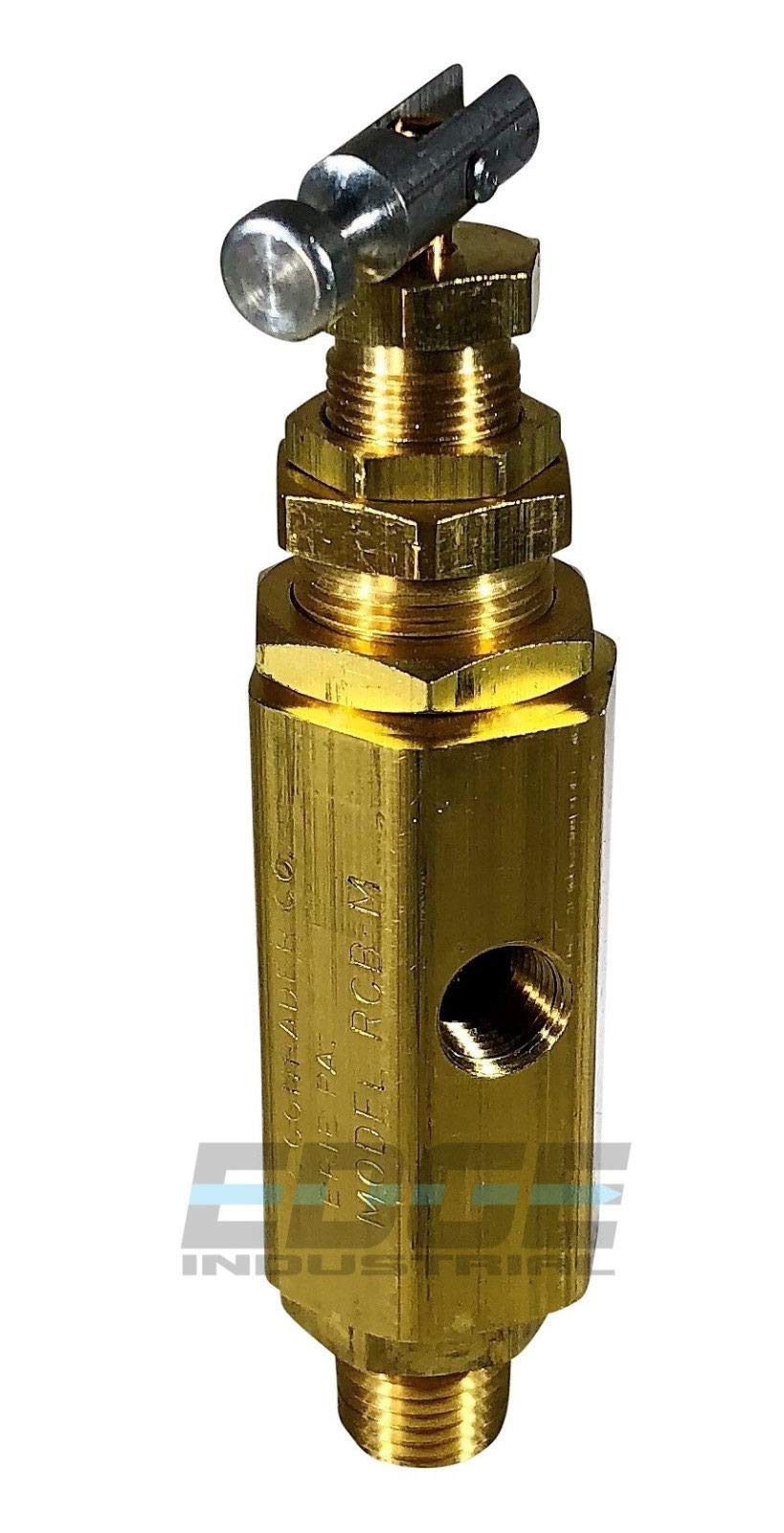 Conrader Pilot Unloader Discharge Valve Air Compressor, 1/4'' Male Npt Mnpt (115 130 Psi)