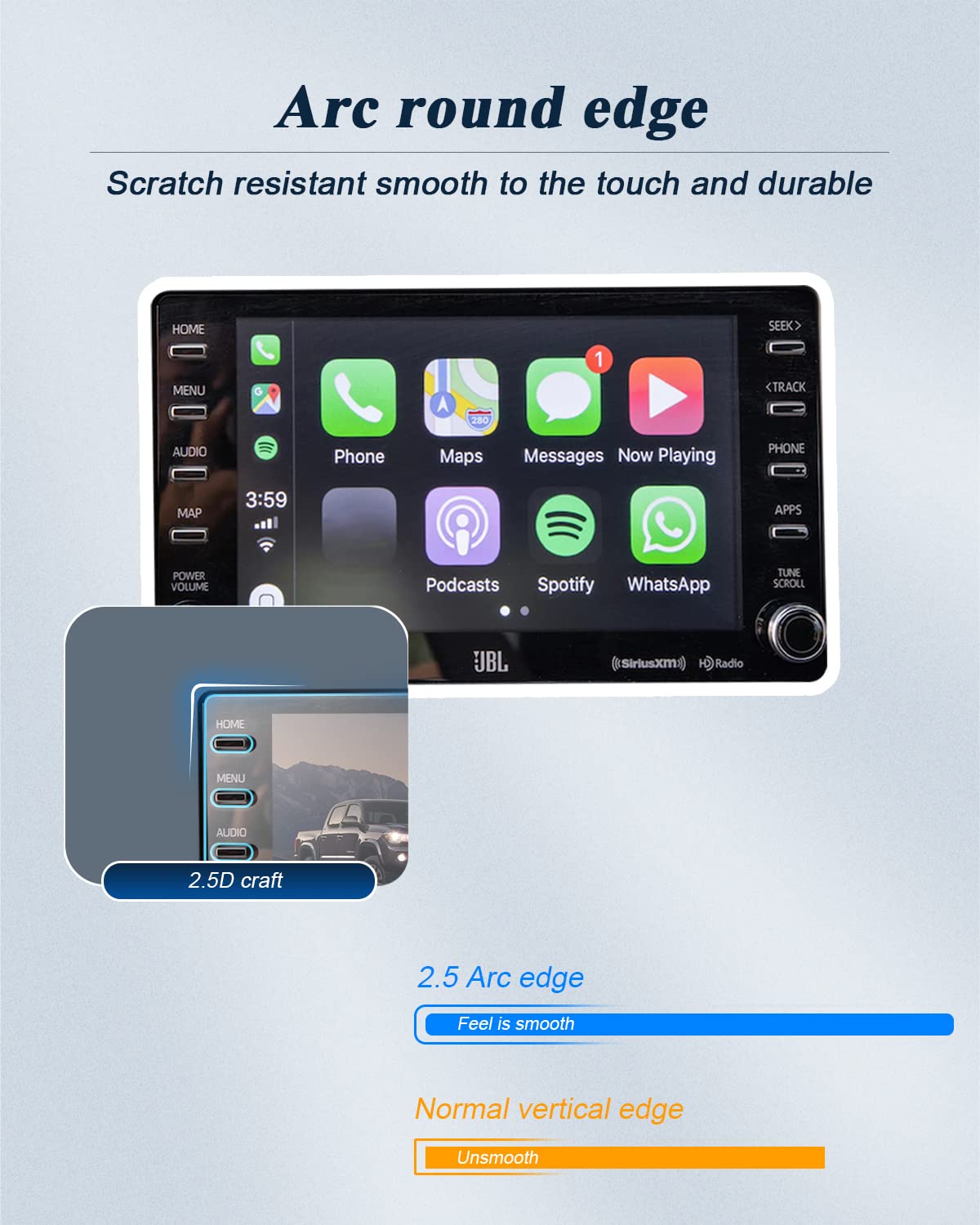 Bibibo For 2023 Toyota Tacoma Screen Protector For 2020 2021 2022 2023 Toyota Tacoma (Sr5 /Trail Special Edition/ Trd Sport /Trd Off Road/ Limited/ Trd Pro) 8 Inch Navigation Display, Tacoma 2023