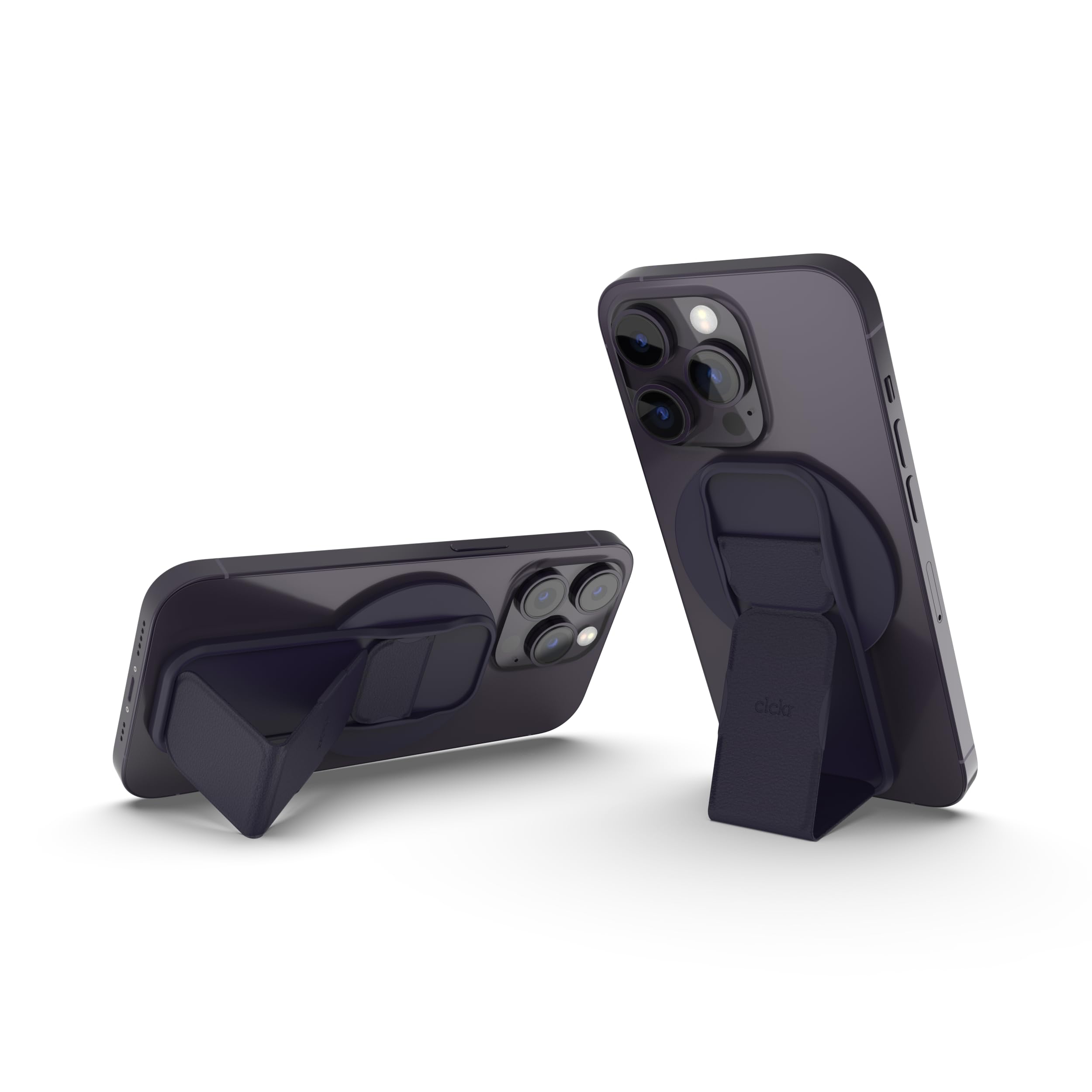 CLCKR Finger Phone Grip & Stand for MagSafe, Phone Grip Loop Holder with Kickstand, Magnetic Phone Grip Holder, for iPhone 12/13