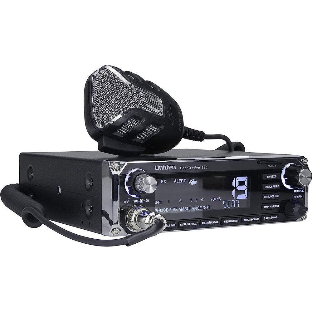 Uniden Beartracker 885 Hybrid Full-Featured Cb Radio + Digital Trunktracking Police/Fire/Ambulance/Dot Scanner W/ Beartracker Wa,WBEEAB07YQM9XJF